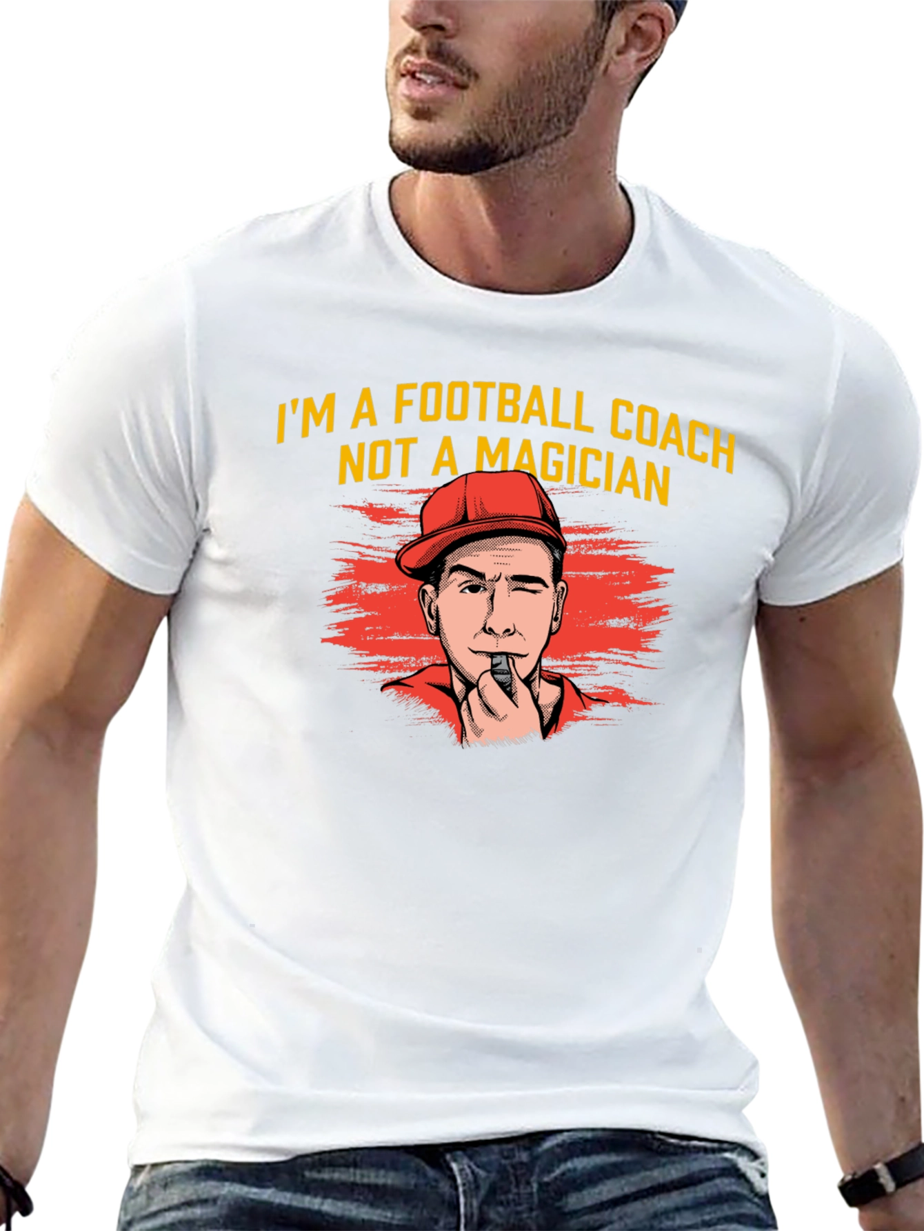 Football Coach Graphic T-Shirt