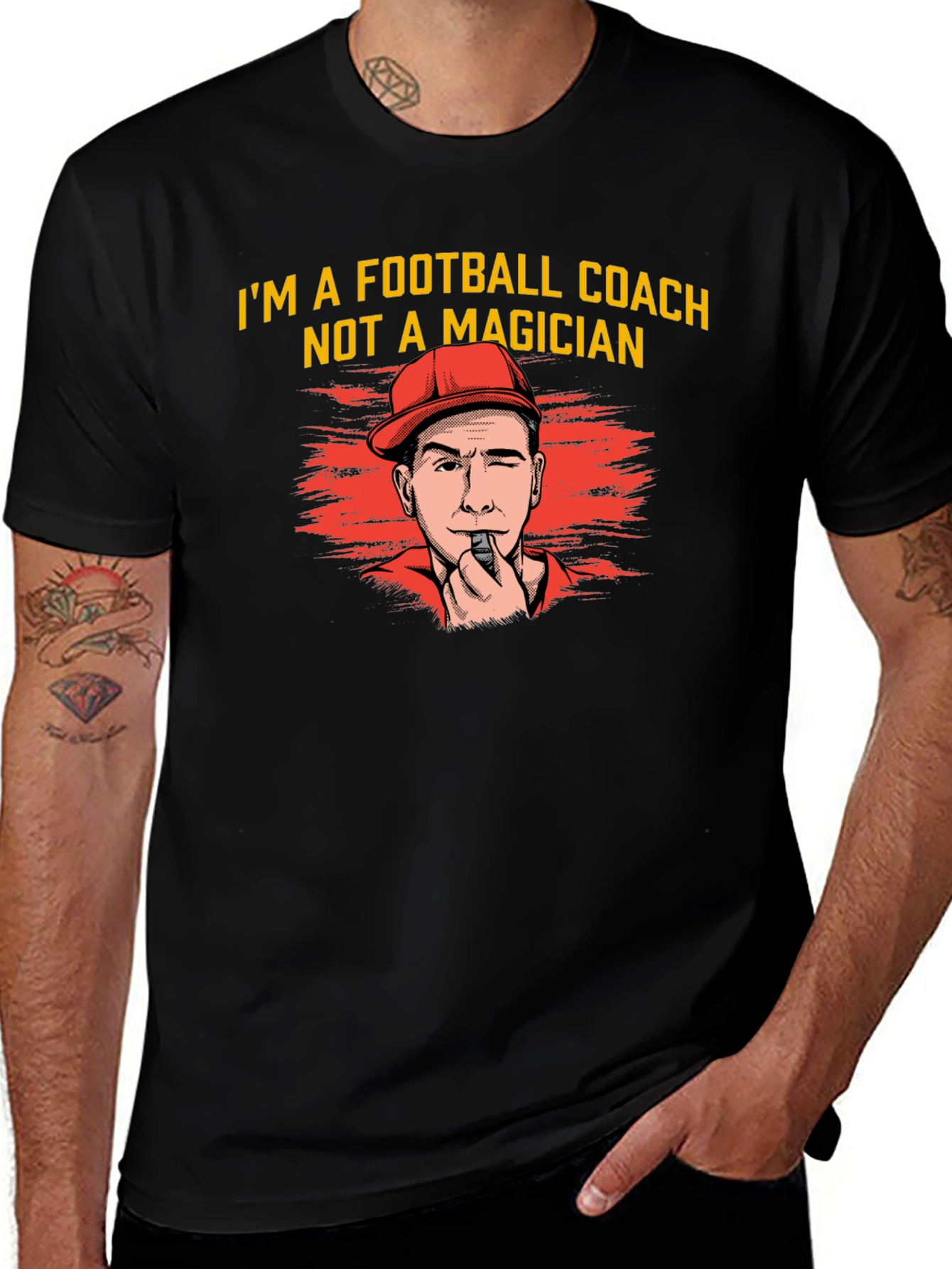Football Coach Graphic T-Shirt