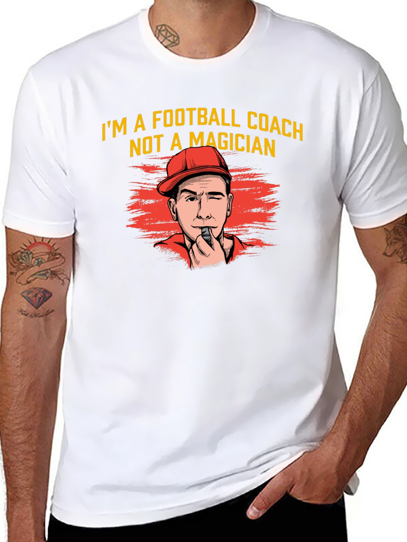 Football Coach Graphic T-Shirt