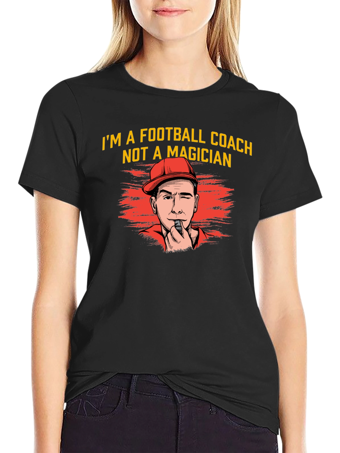 Football Coach Graphic T-Shirt