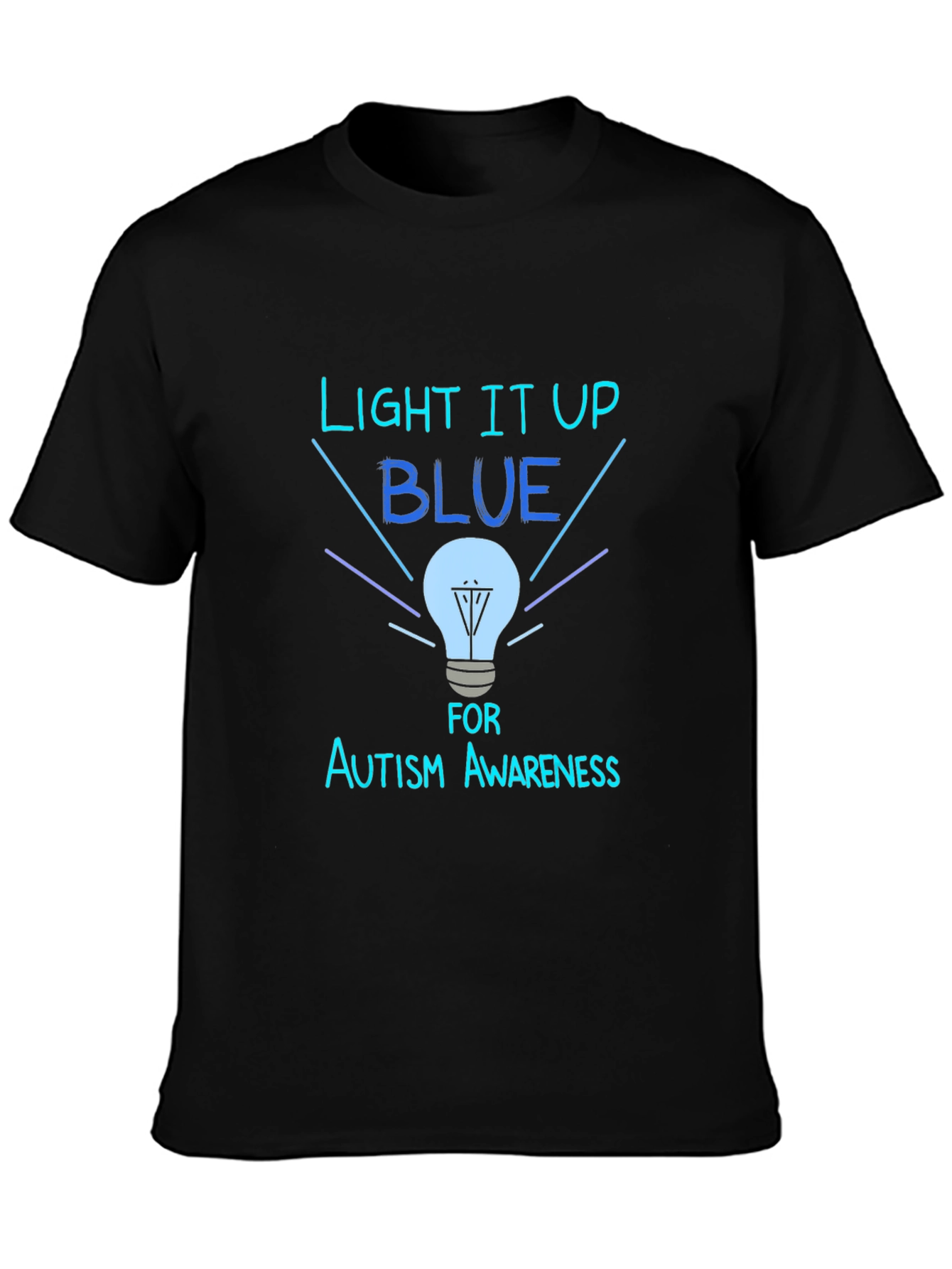 Autism Awareness T-Shirt - Light it Up Blue
