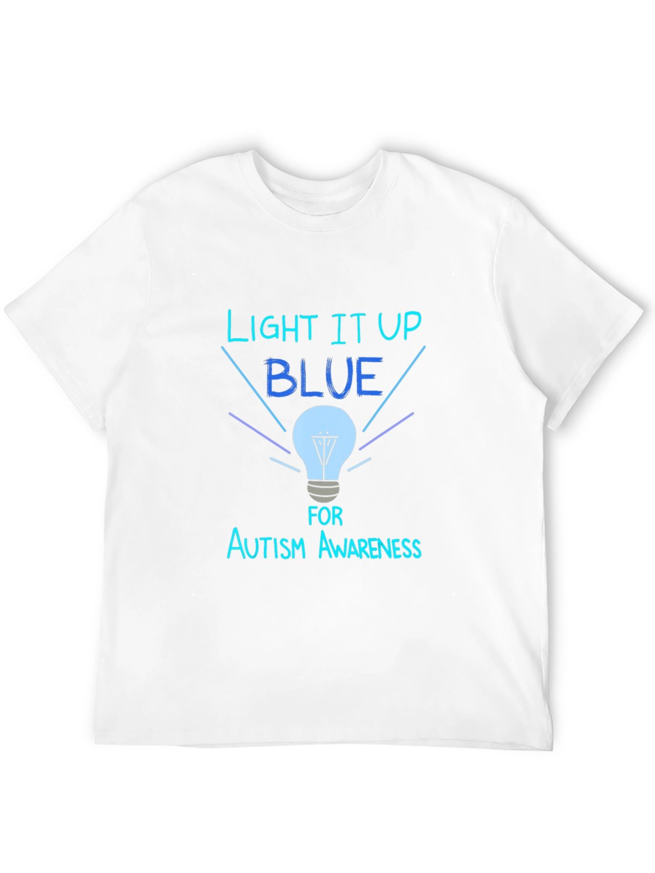Autism Awareness T-Shirt - Light it Up Blue