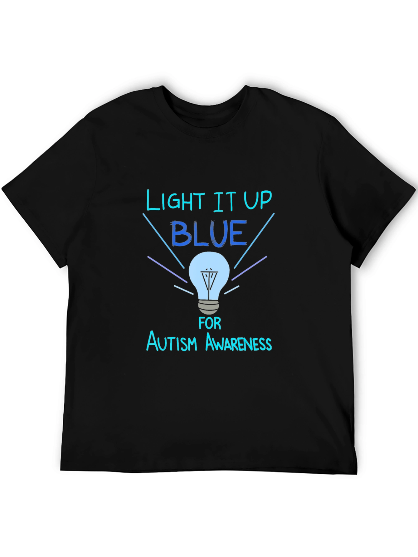 Autism Awareness T-Shirt - Light it Up Blue