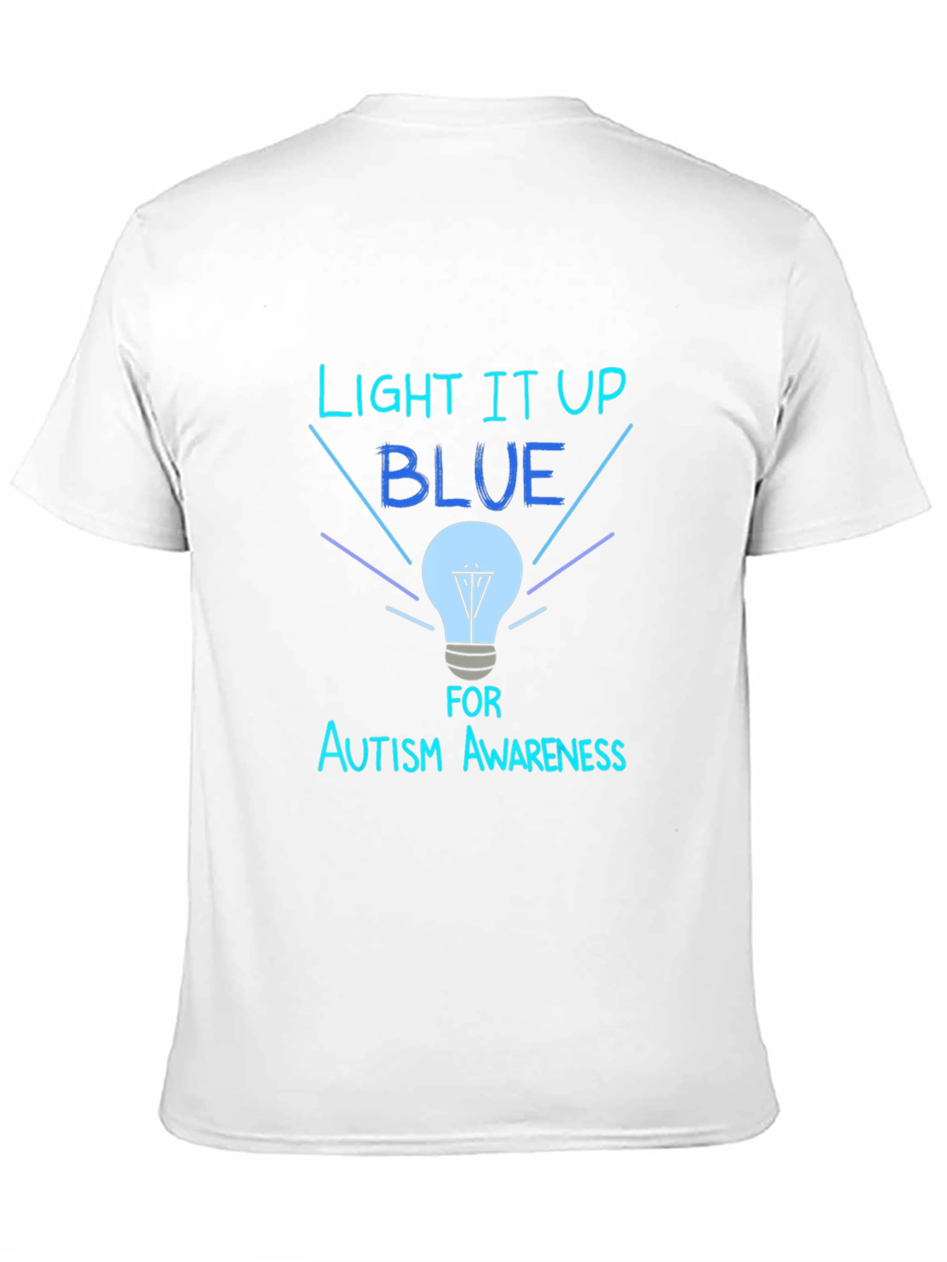 Autism Awareness T-Shirt - Light it Up Blue