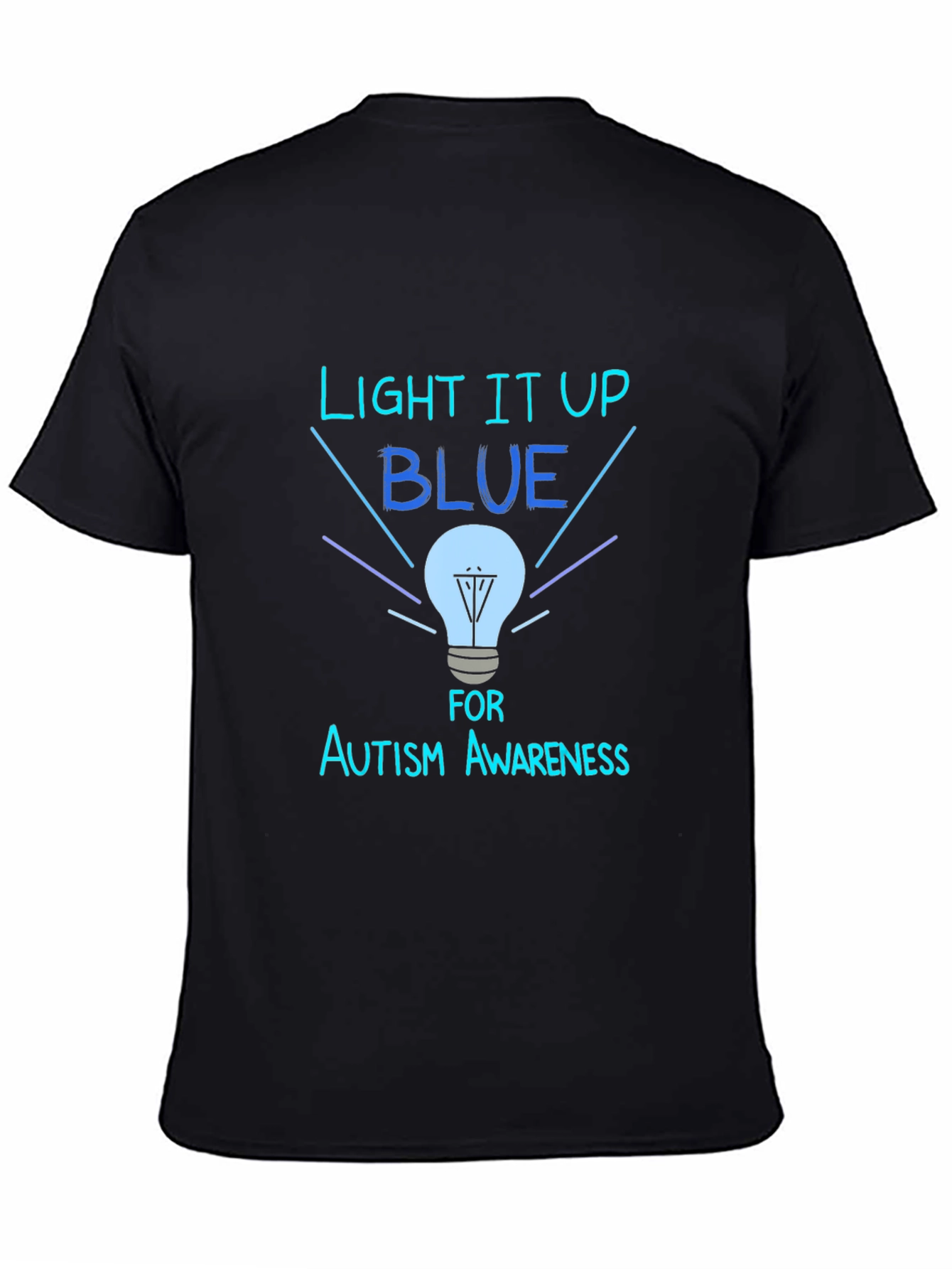 Autism Awareness T-Shirt - Light it Up Blue