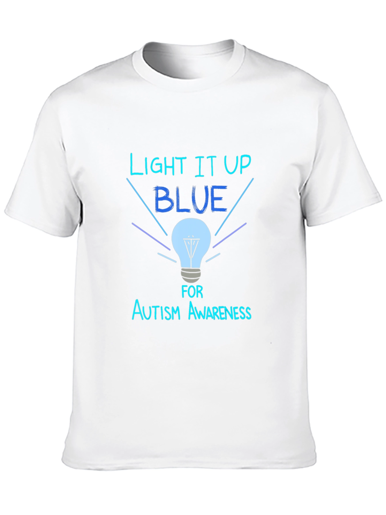 Autism Awareness T-Shirt - Light it Up Blue