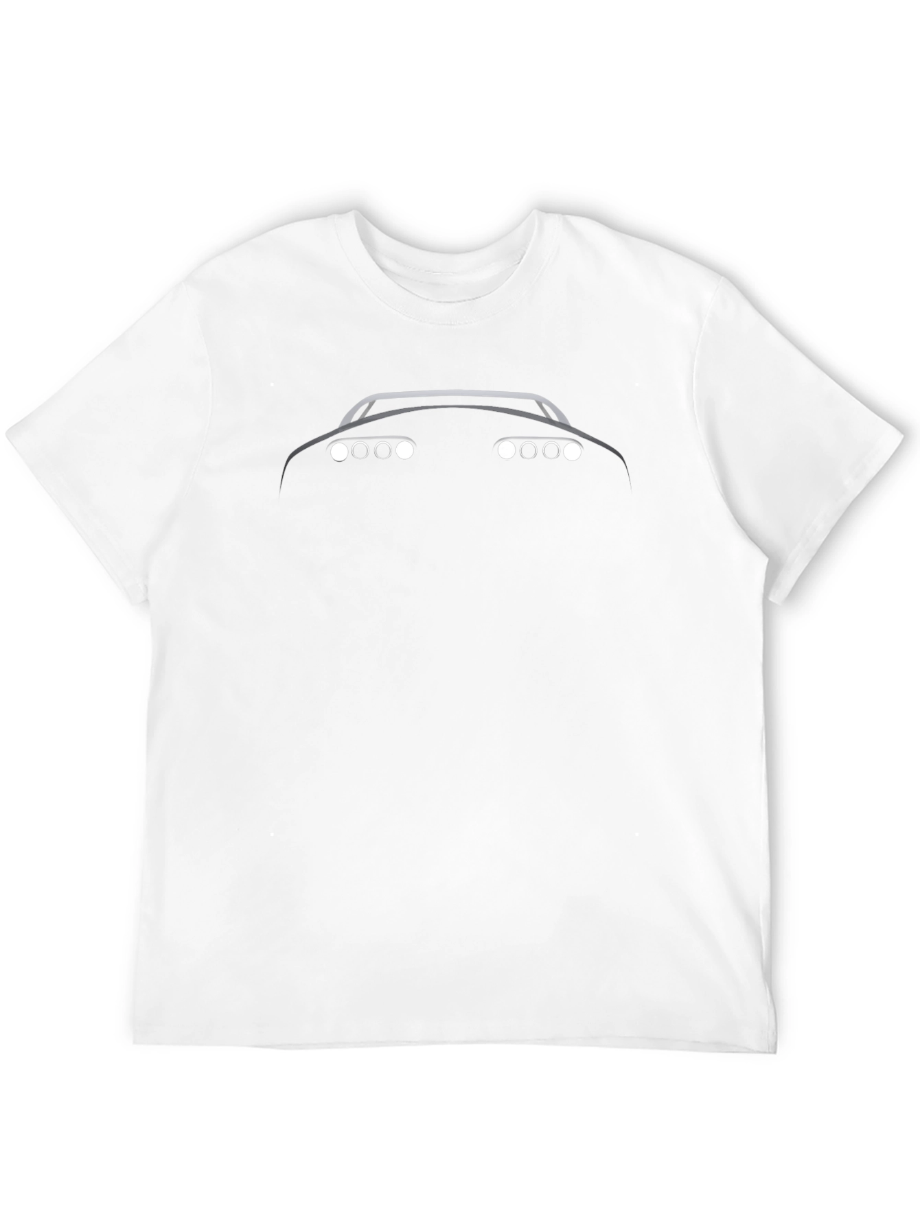 Classic Car Silhouette T-Shirt - Black