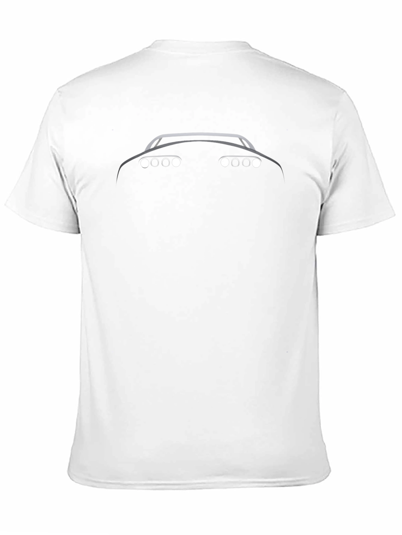 Classic Car Silhouette T-Shirt - Black