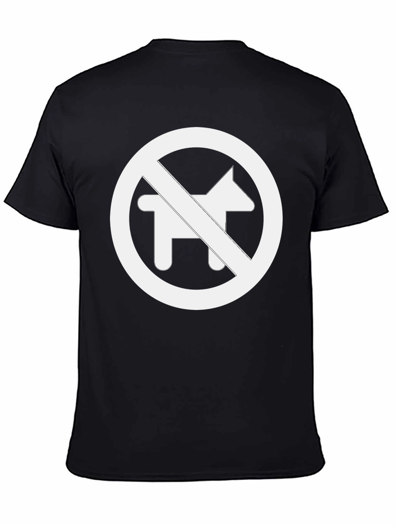 No Dogs Allowed T-Shirt - Graphic Tee