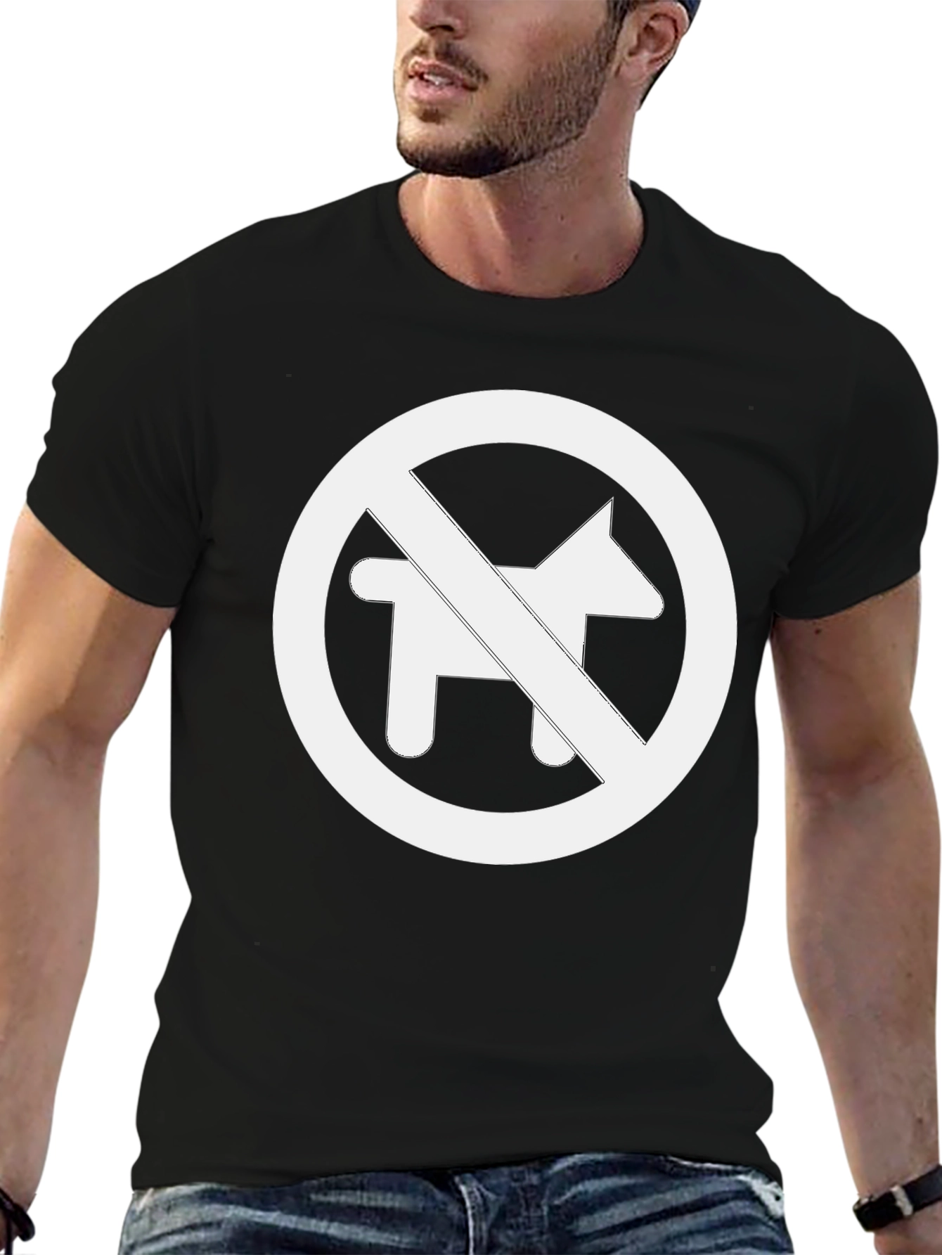 No Dogs Allowed T-Shirt - Graphic Tee