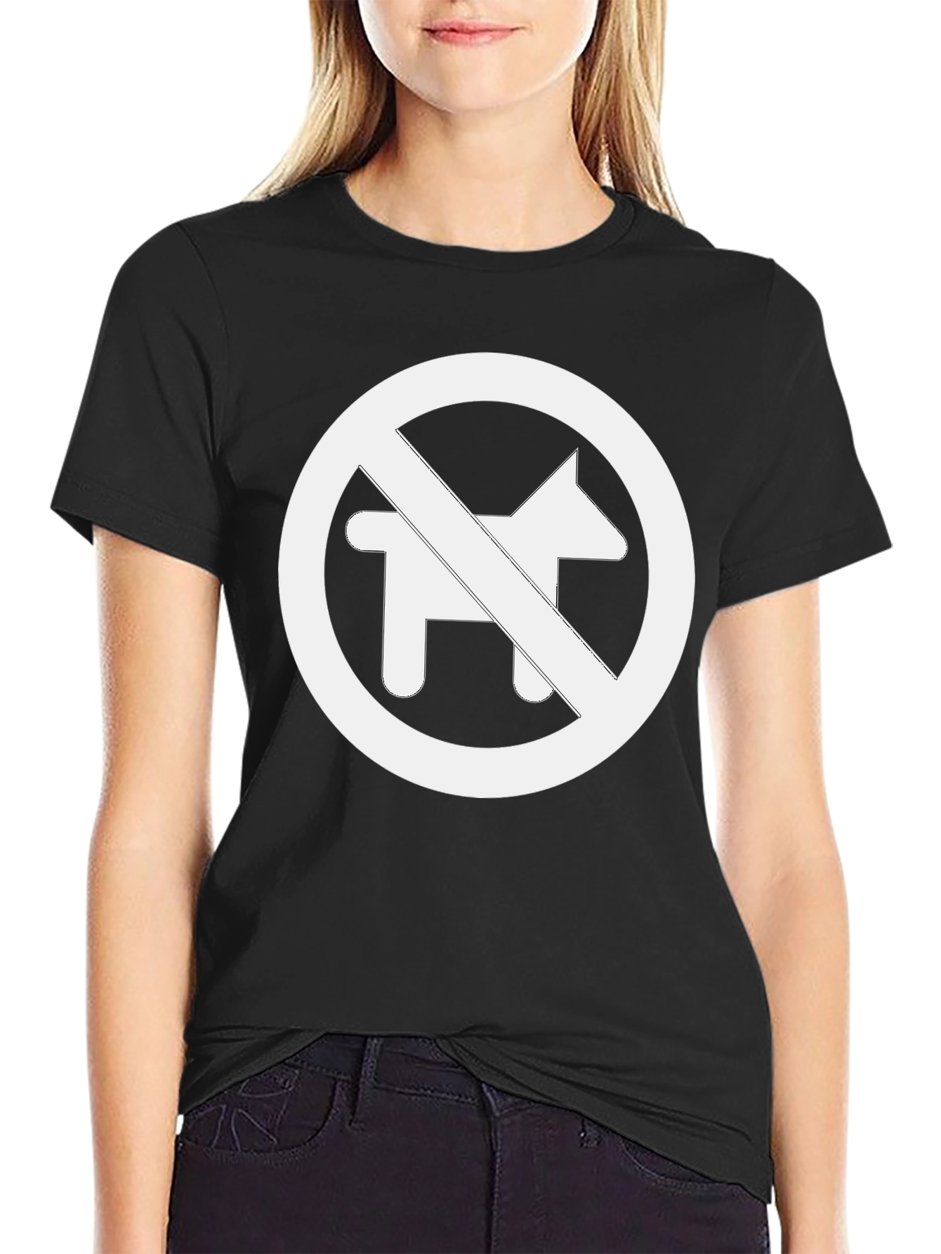 No Dogs Allowed T-Shirt - Graphic Tee