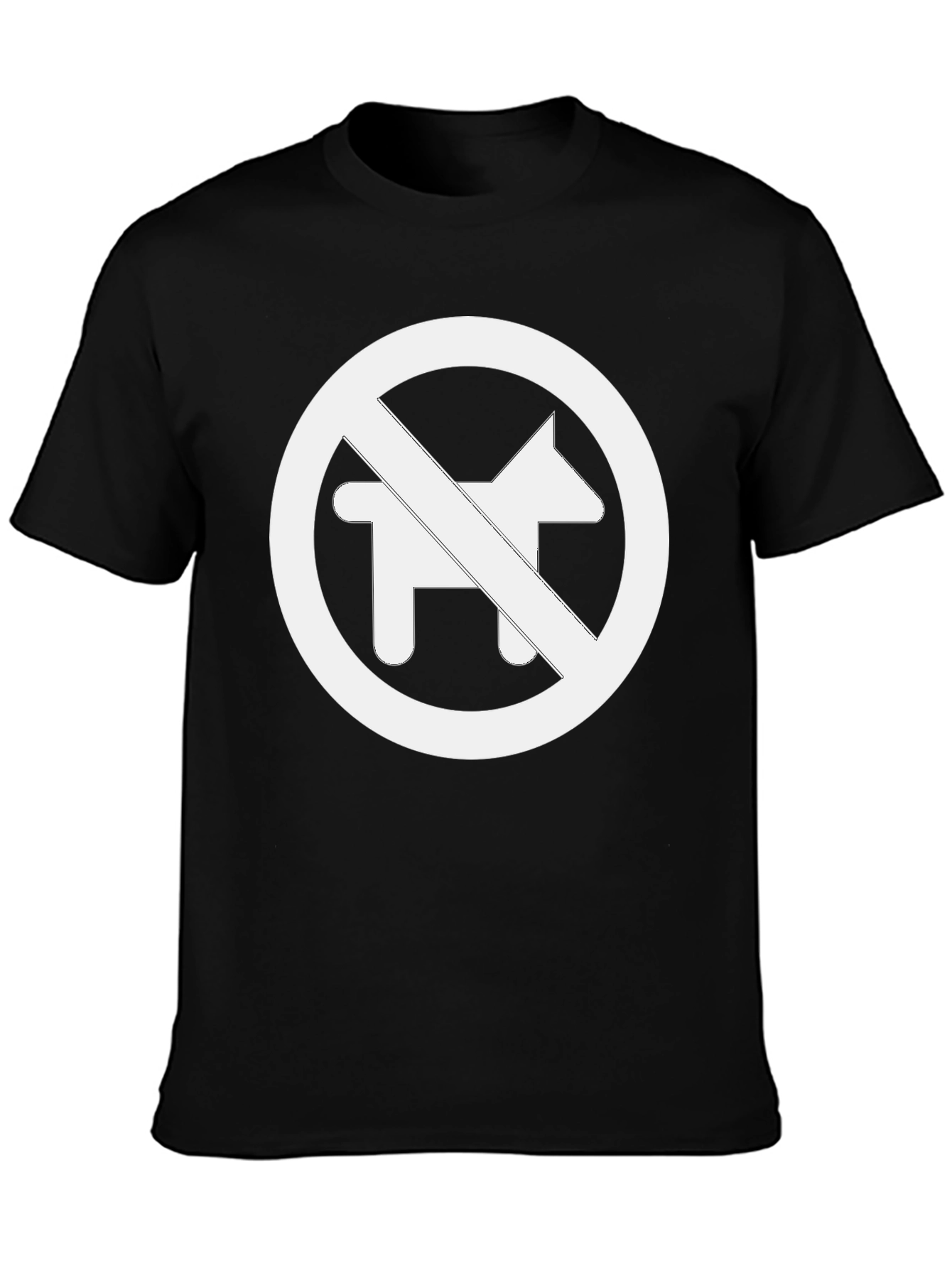 No Dogs Allowed T-Shirt - Graphic Tee