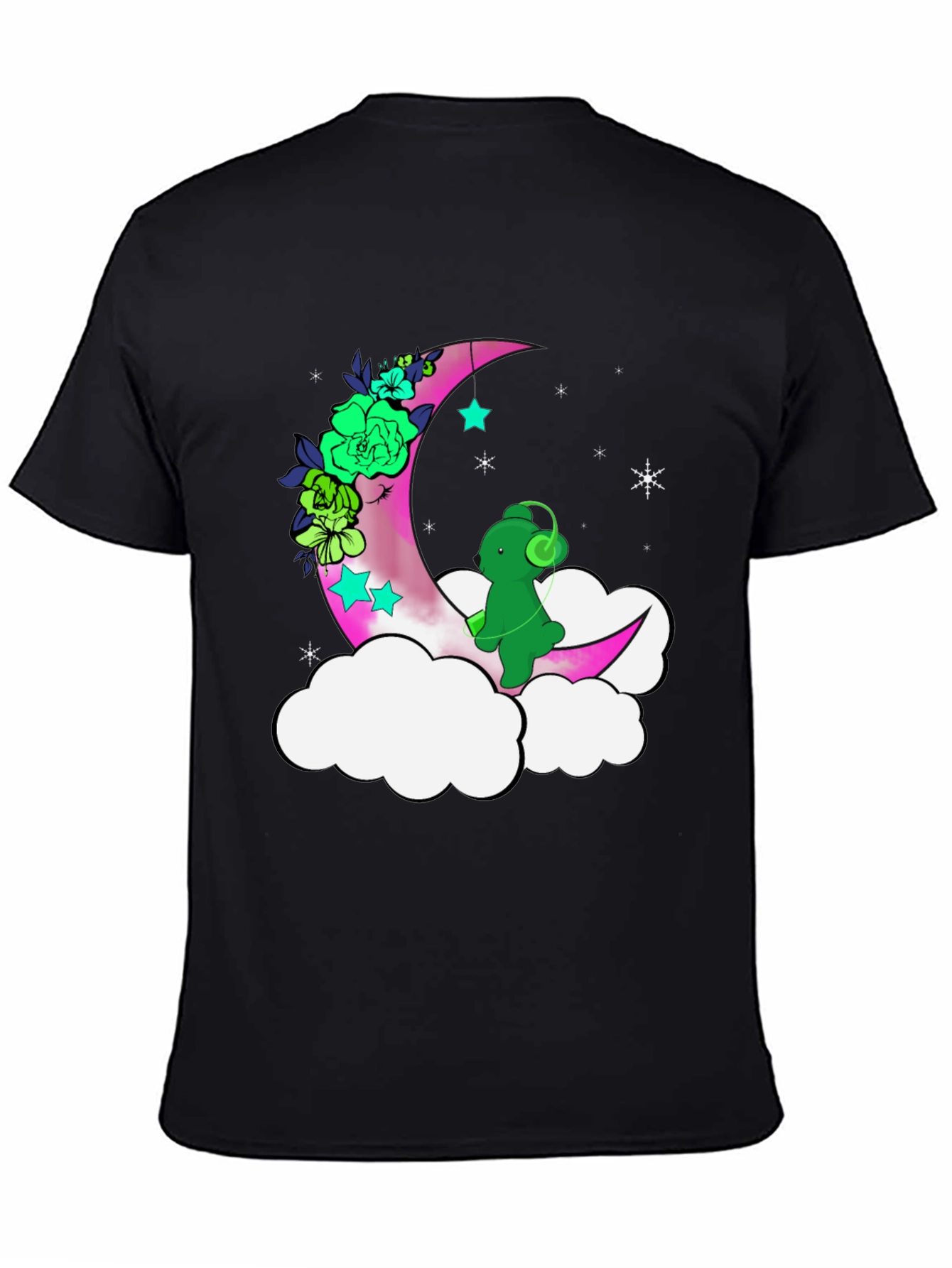 Moon & Bear T-Shirt - Relaxed Fit Graphic Tee