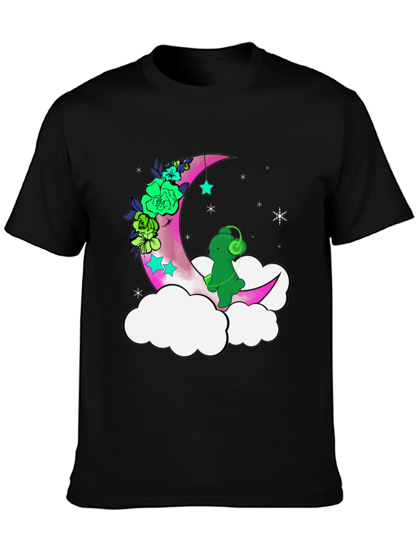Moon & Bear T-Shirt - Relaxed Fit Graphic Tee