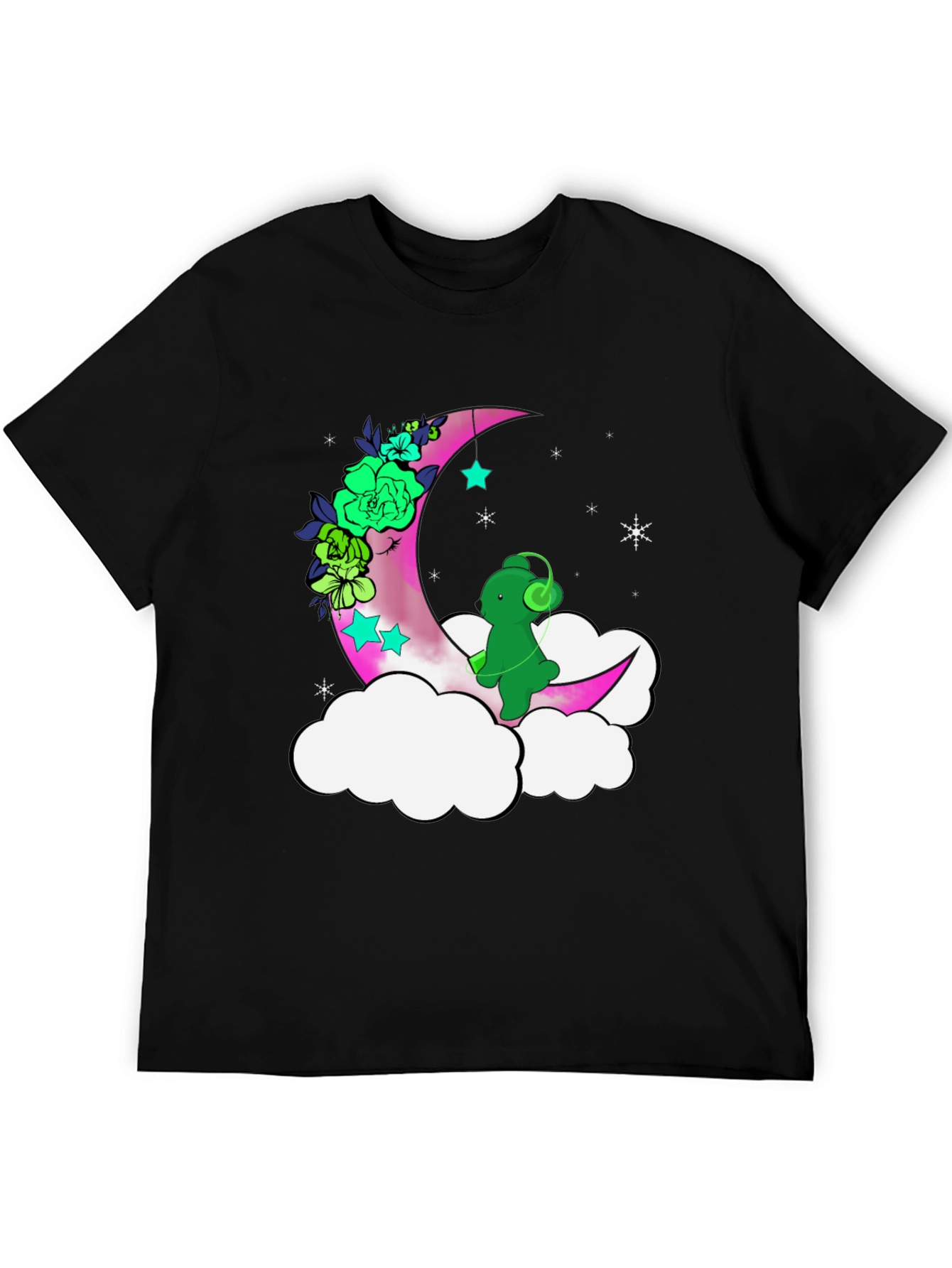 Moon & Bear T-Shirt - Relaxed Fit Graphic Tee