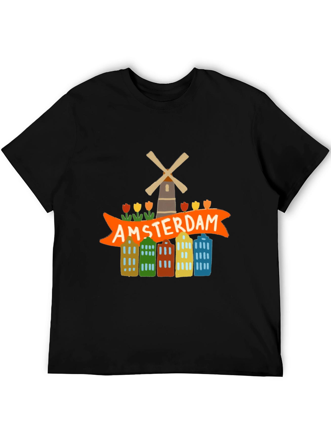 Amsterdam Graphic Tee - Tourist Souvenir T-Shirt