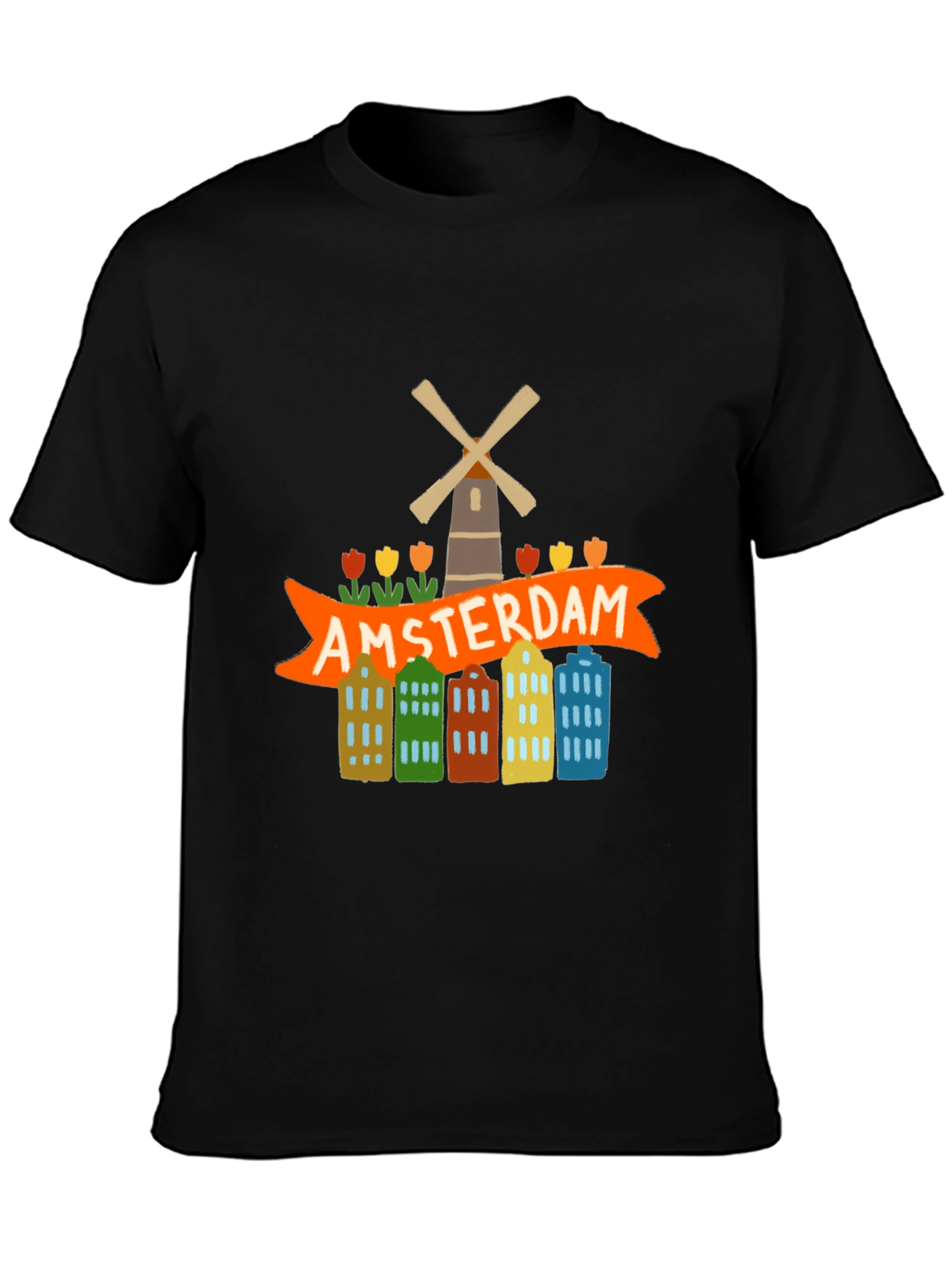 Amsterdam Graphic Tee - Tourist Souvenir T-Shirt