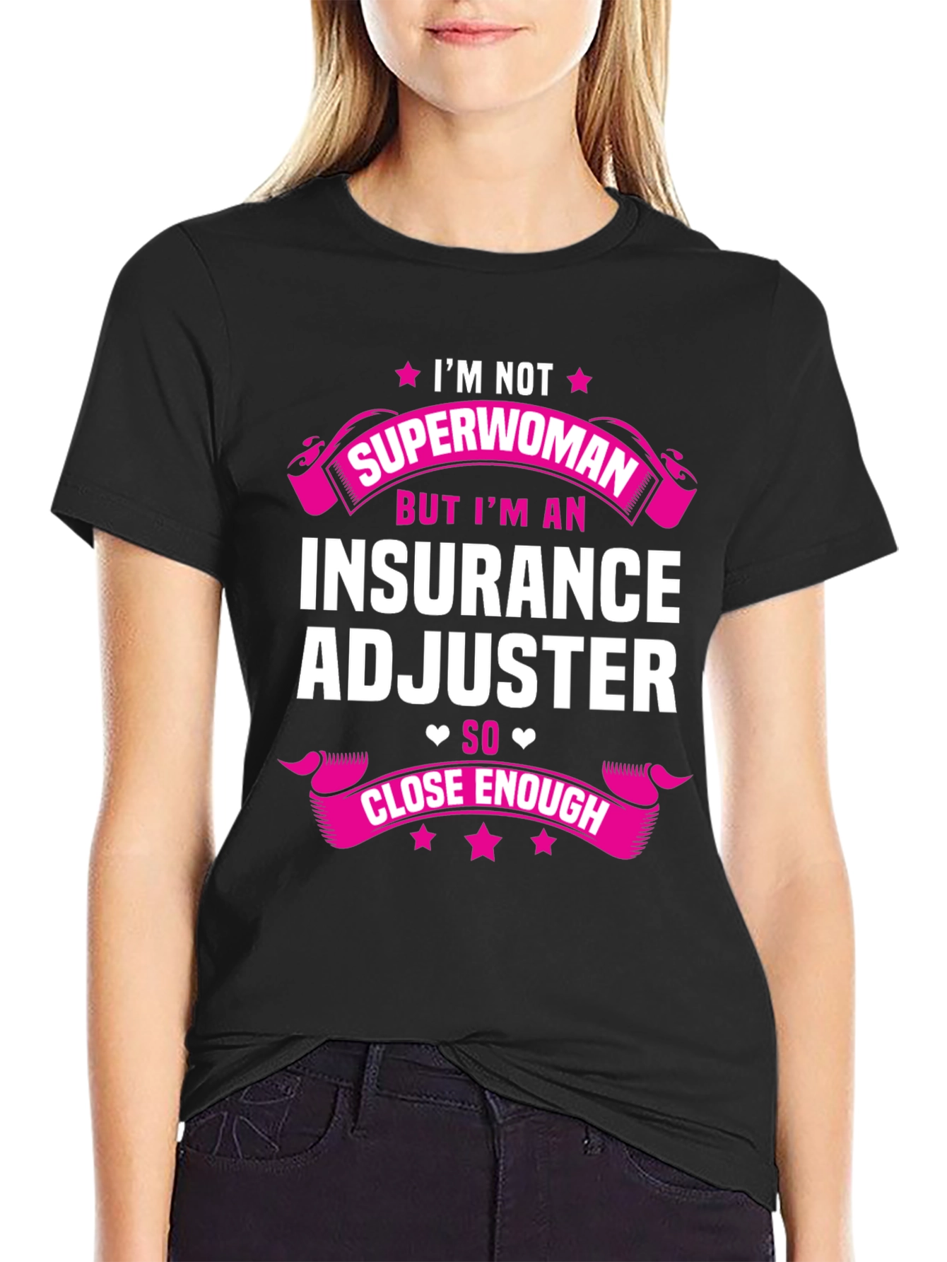 Insurance Adjuster Superwoman T-Shirt