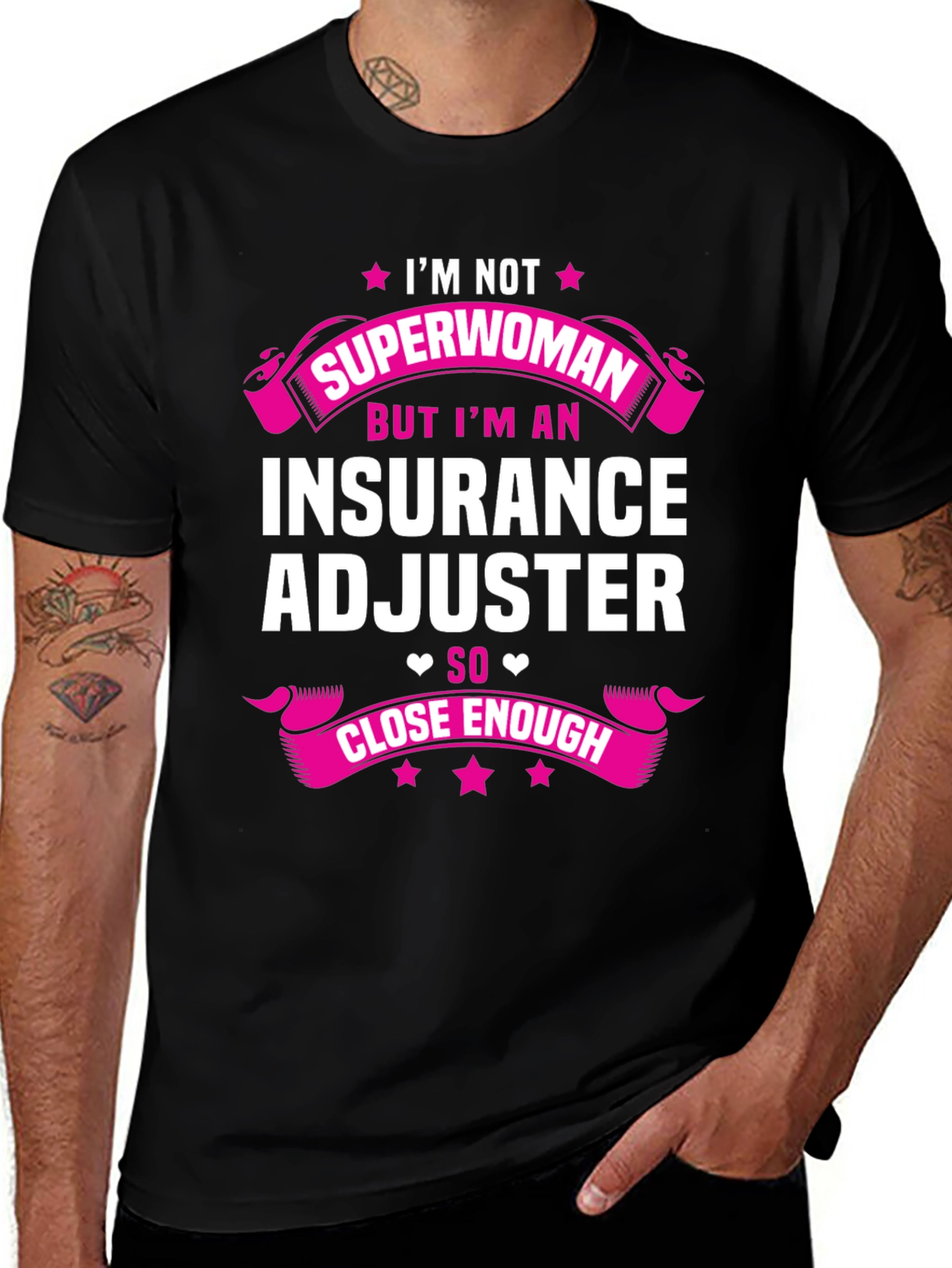 Insurance Adjuster Superwoman T-Shirt