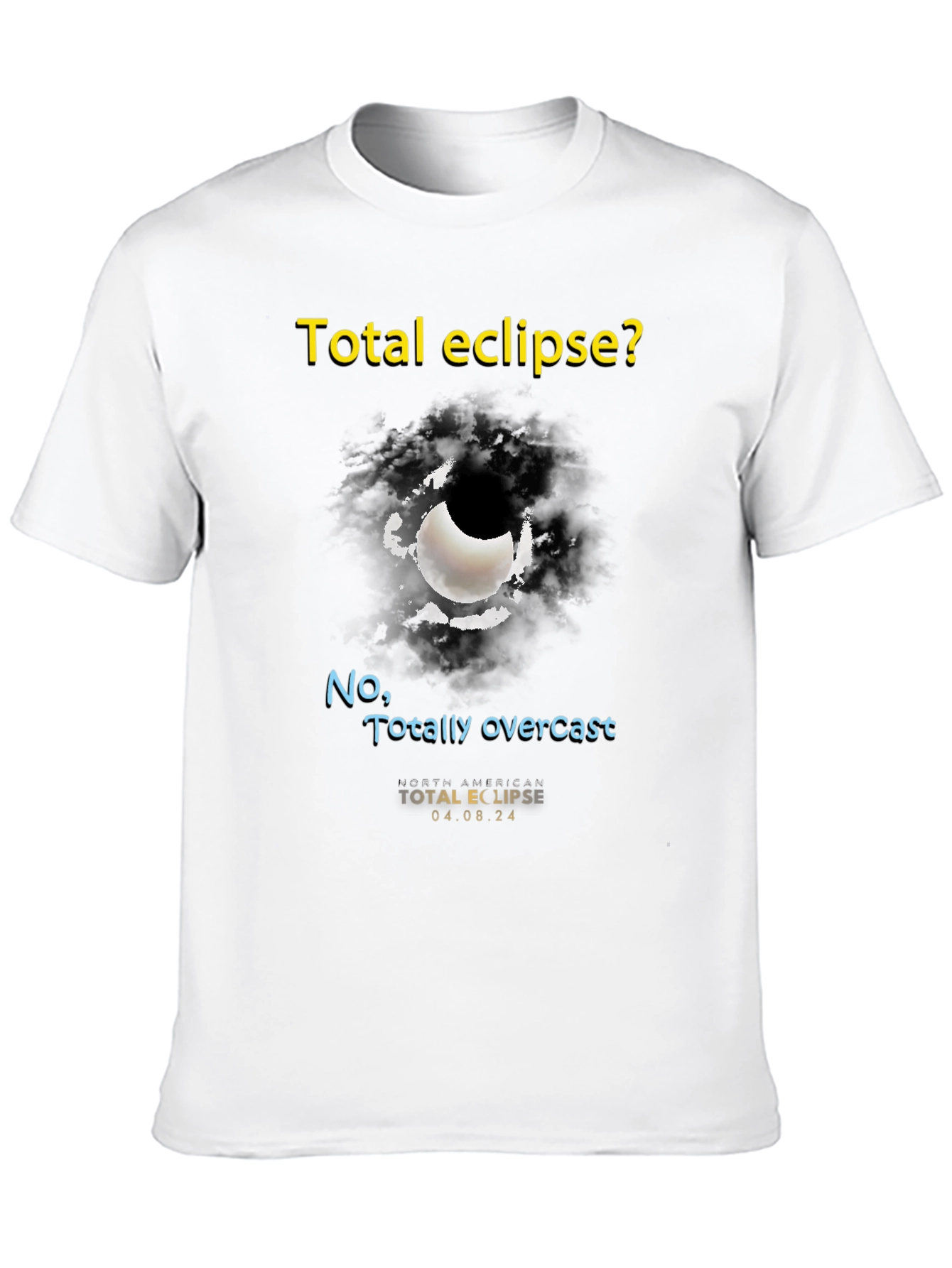 Total Eclipse Overcast T-Shirt - Unique Graphic Tee