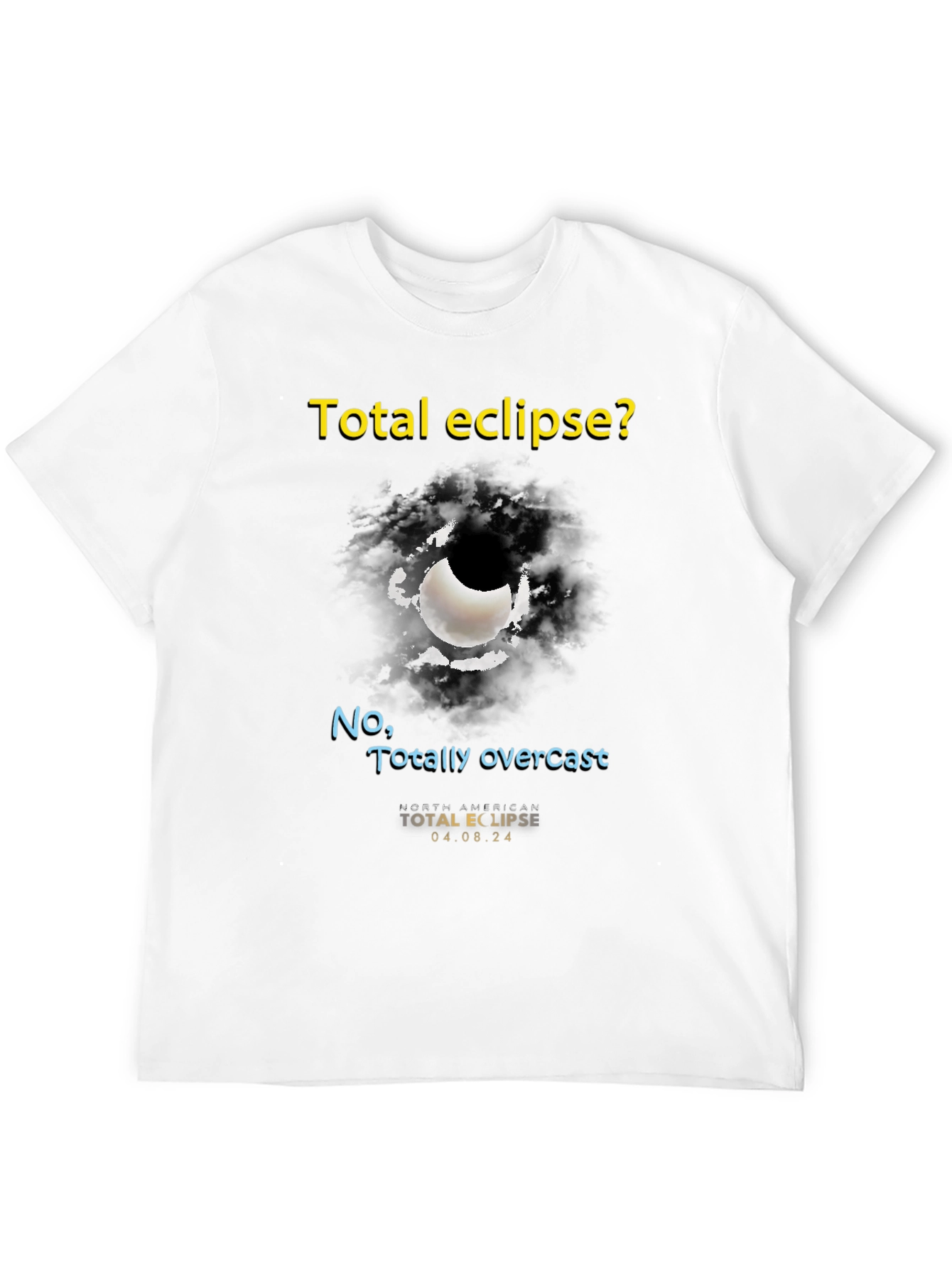 Total Eclipse Overcast T-Shirt - Unique Graphic Tee