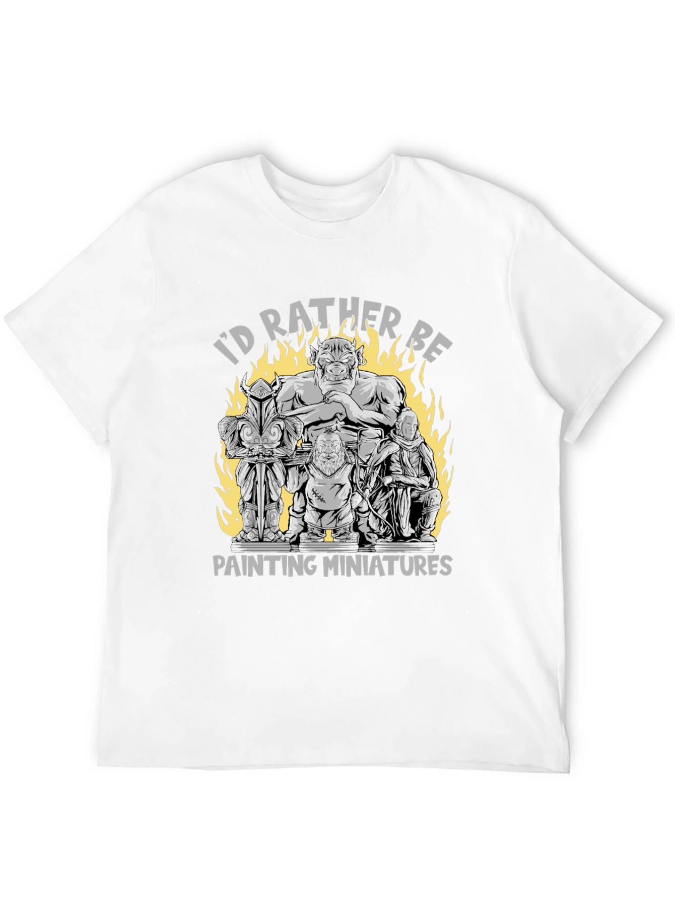 Miniatures Painting T-Shirt - Gamer Hobbyist Tee