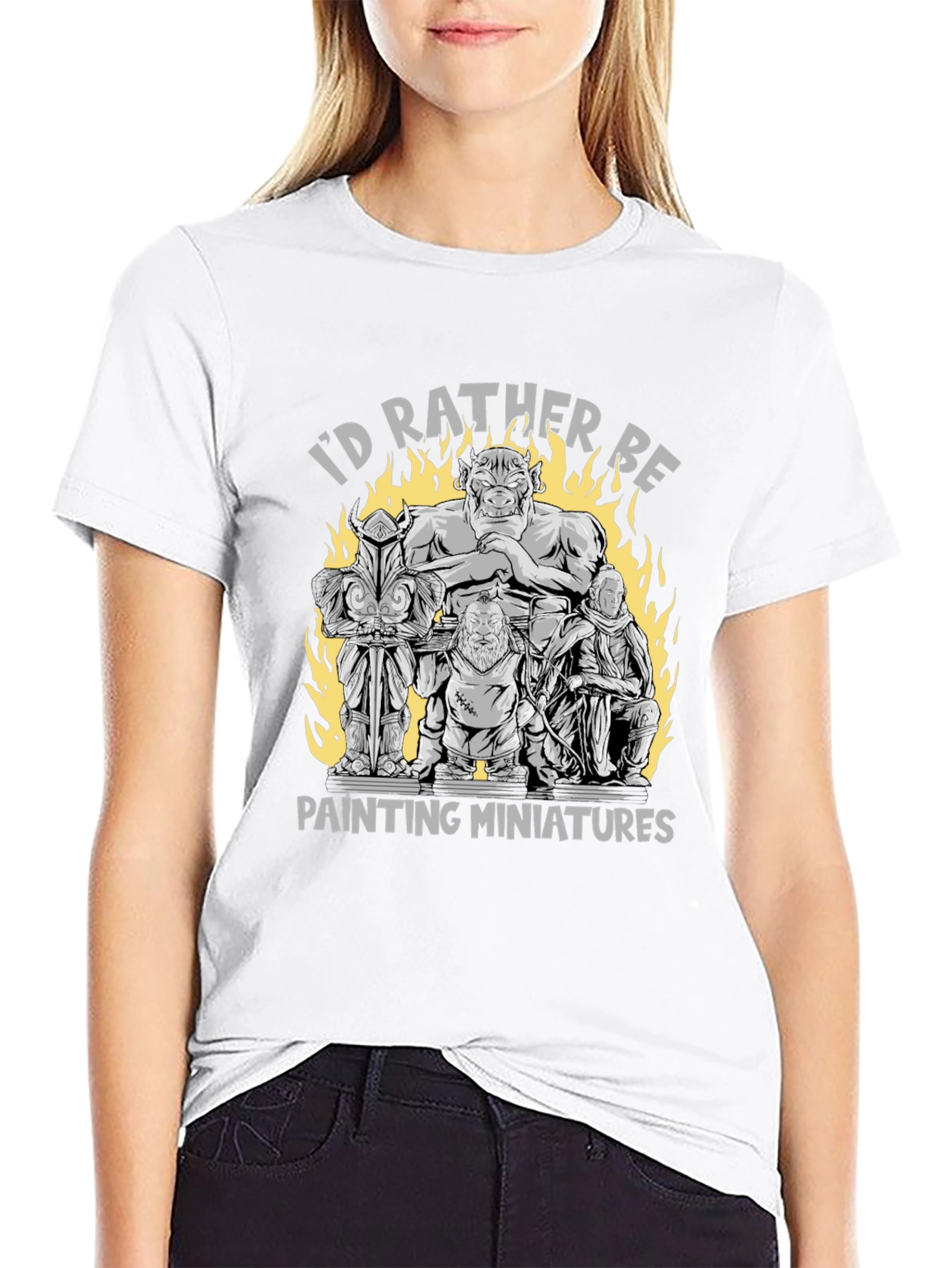 Miniatures Painting T-Shirt - Gamer Hobbyist Tee