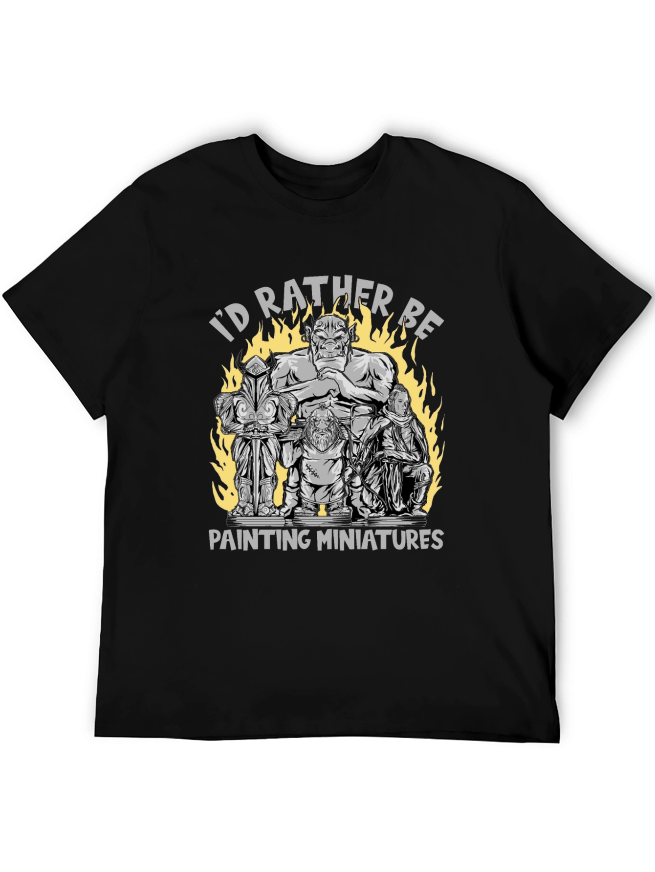 Miniatures Painting T-Shirt - Gamer Hobbyist Tee
