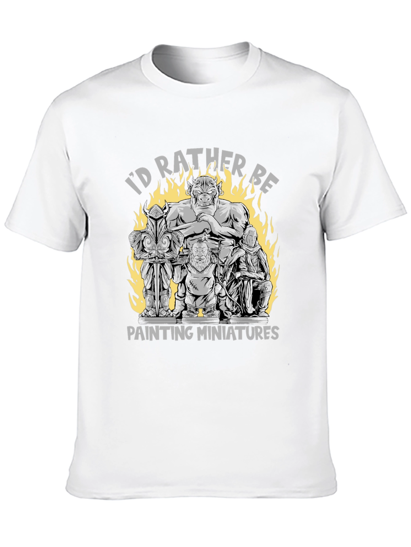 Miniatures Painting T-Shirt - Gamer Hobbyist Tee