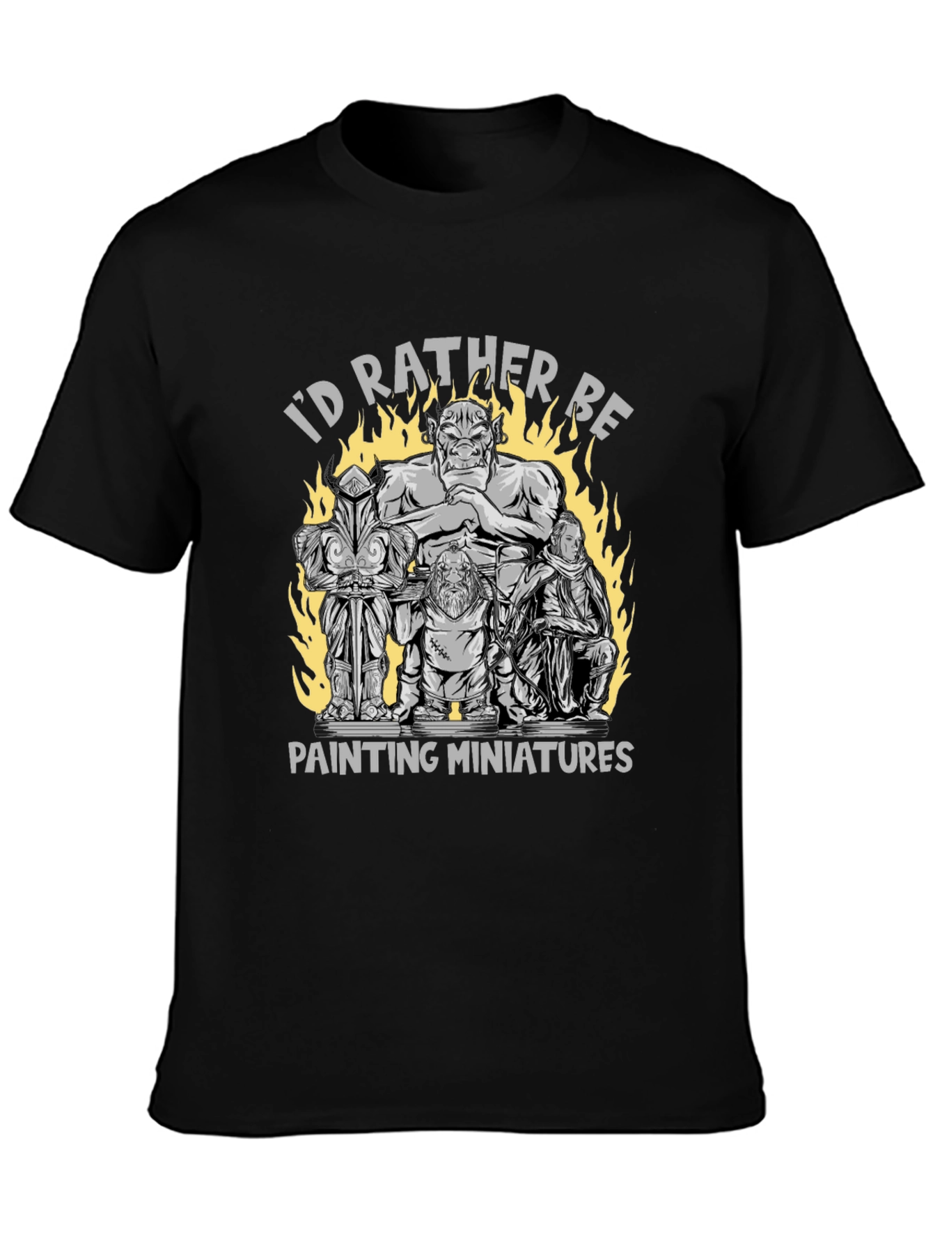 Miniatures Painting T-Shirt - Gamer Hobbyist Tee