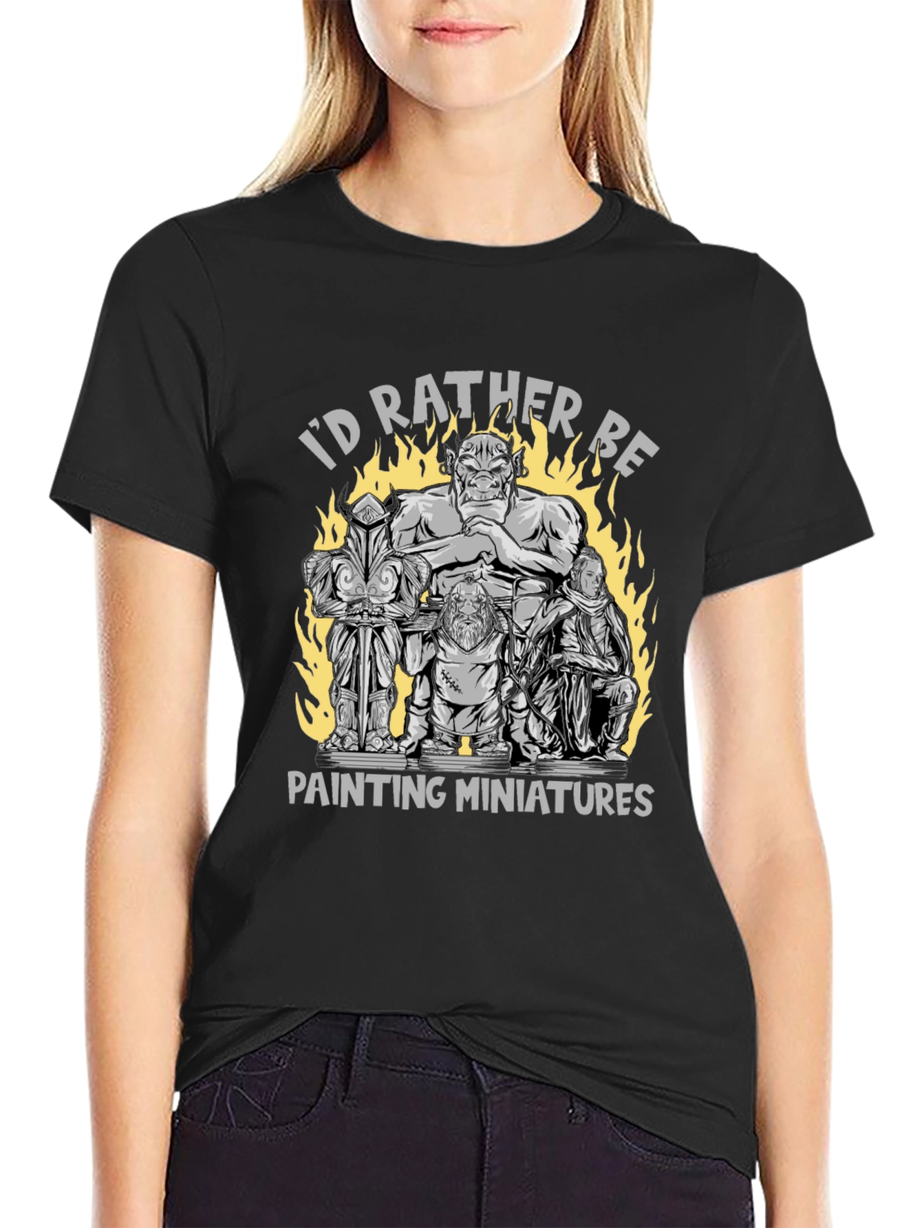Miniatures Painting T-Shirt - Gamer Hobbyist Tee