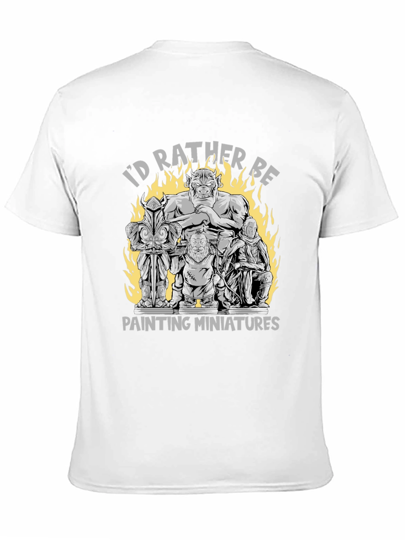 Miniatures Painting T-Shirt - Gamer Hobbyist Tee