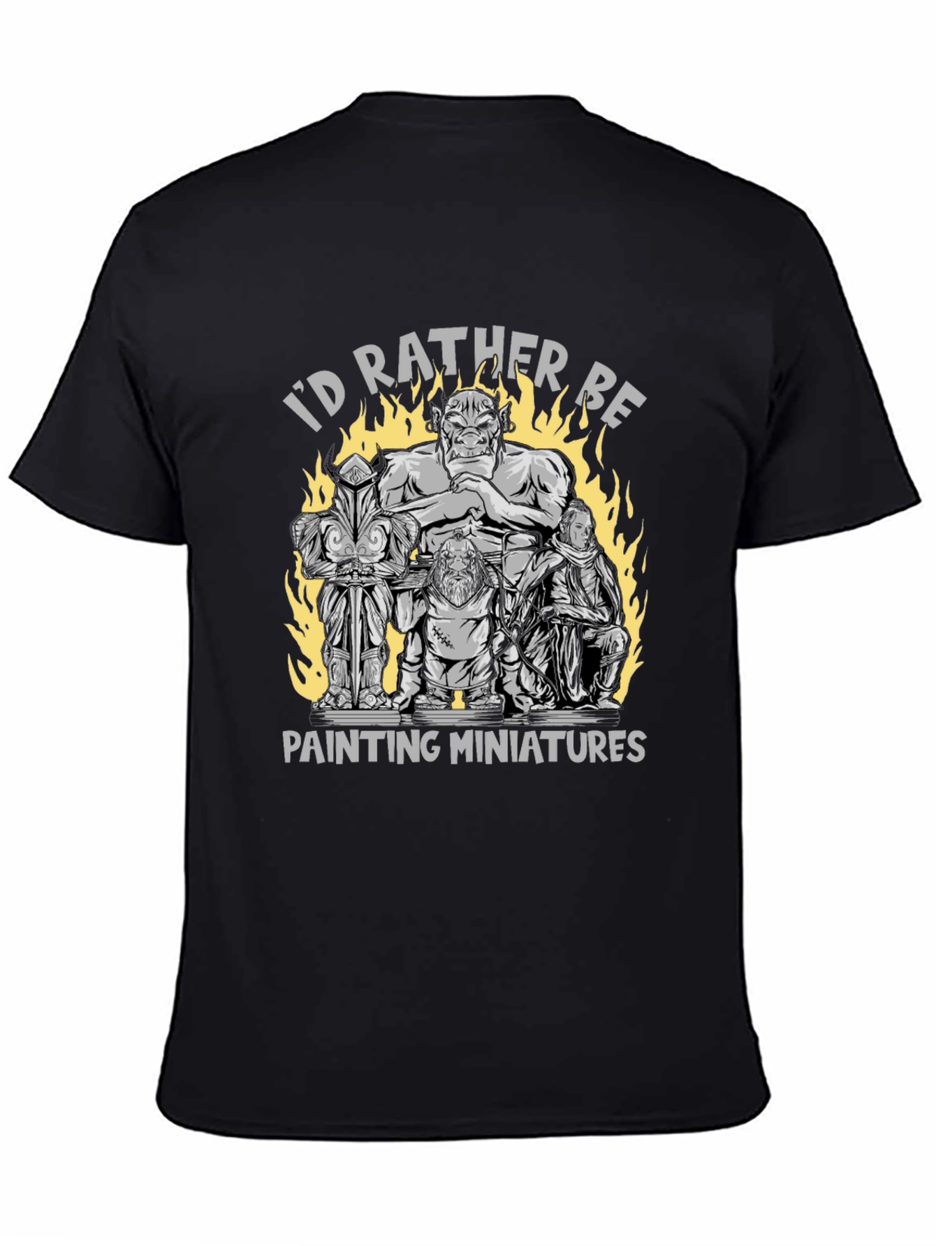 Miniatures Painting T-Shirt - Gamer Hobbyist Tee