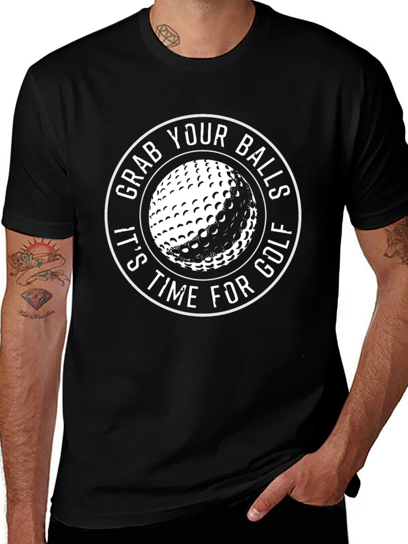 Grab Your Balls Golf T-Shirt - Funny Golfer Tee