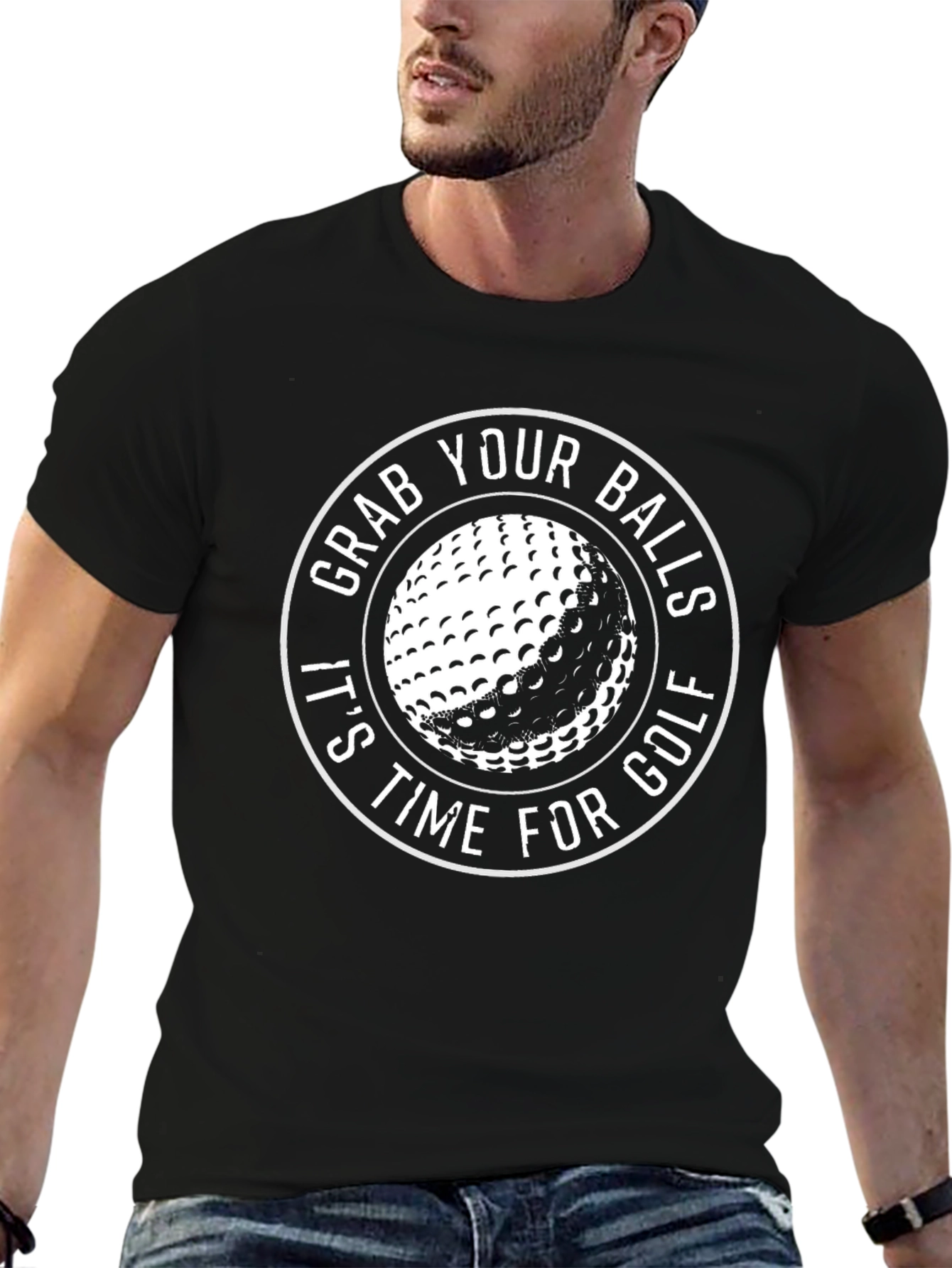 Grab Your Balls Golf T-Shirt - Funny Golfer Tee