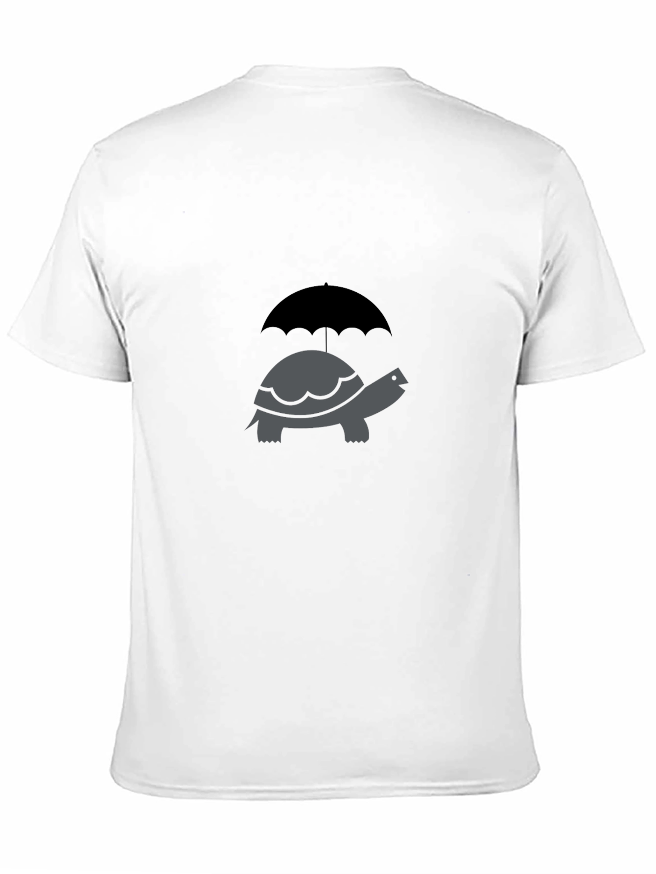 Turtle Umbrella Graphic Tee - Classic Crew Neck