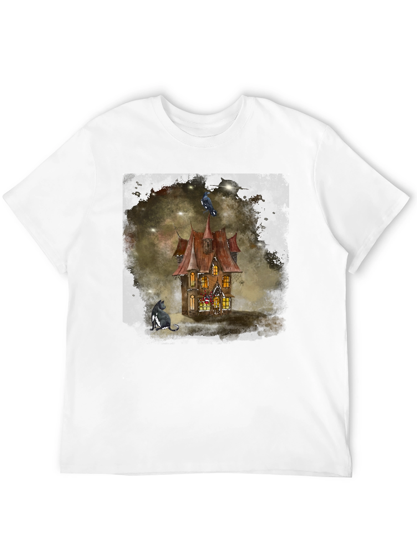 Haunted House Graphic Tee