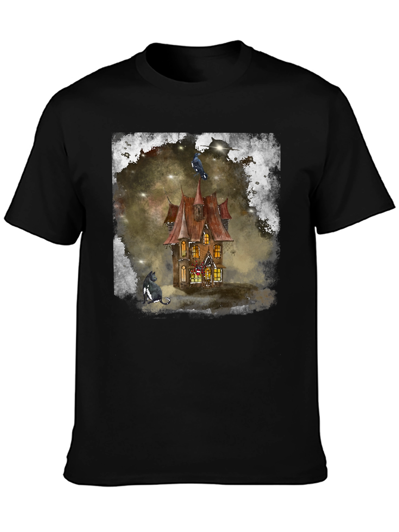 Haunted House Graphic Tee