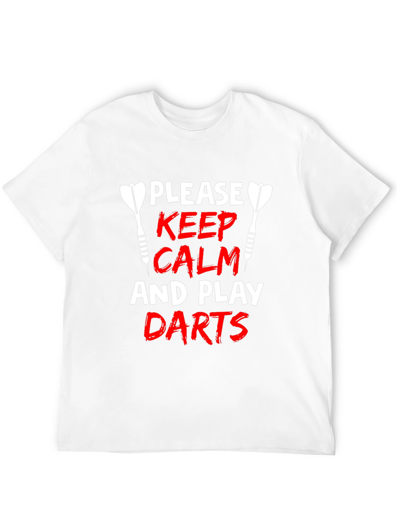Keep Calm and Play Darts Graphic T-Shirt