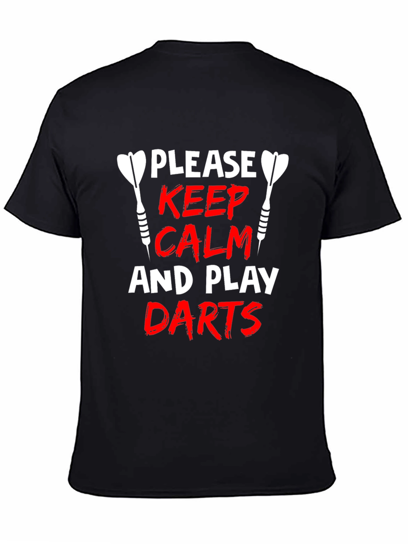 Keep Calm and Play Darts Graphic T-Shirt