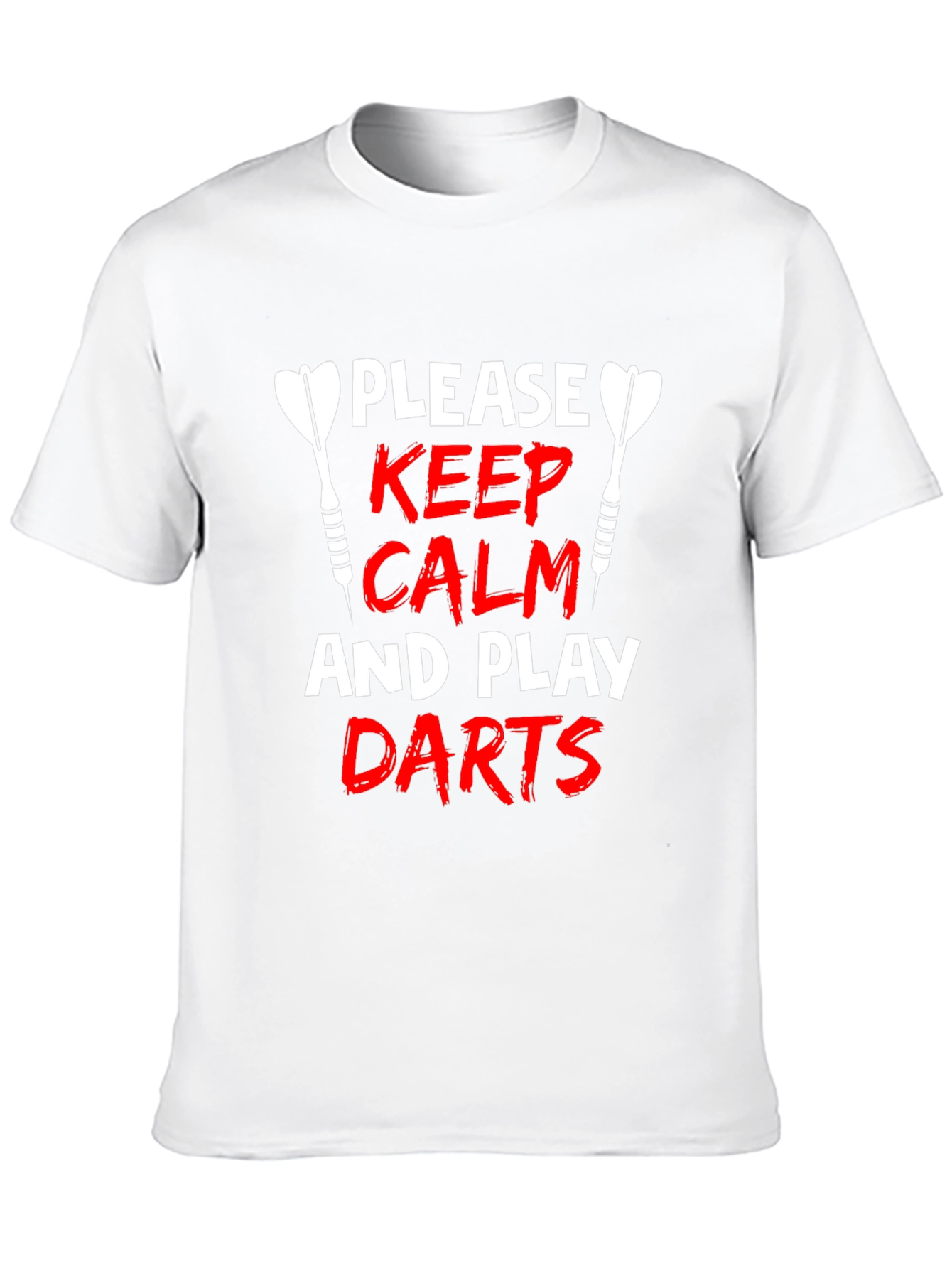 Keep Calm and Play Darts Graphic T-Shirt