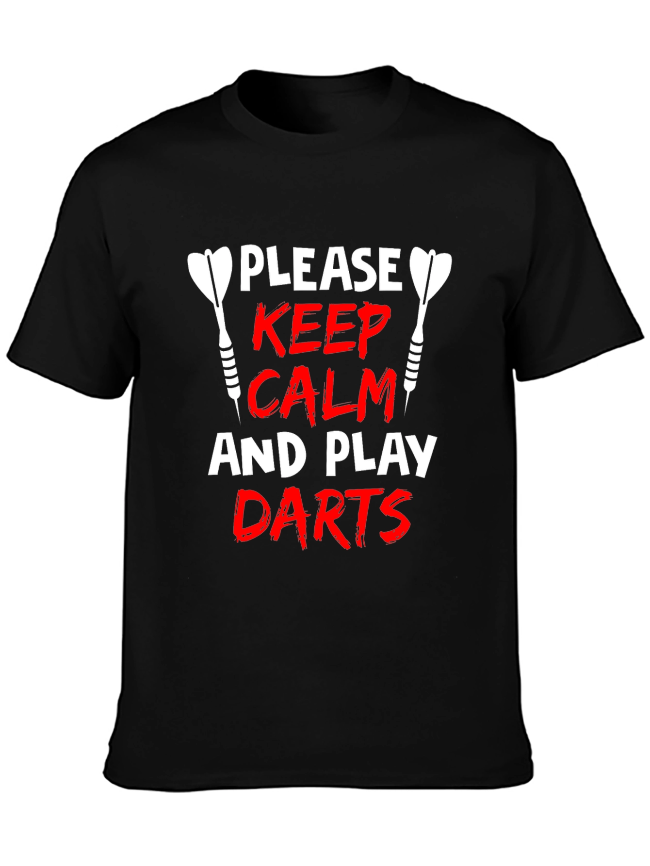 Keep Calm and Play Darts Graphic T-Shirt
