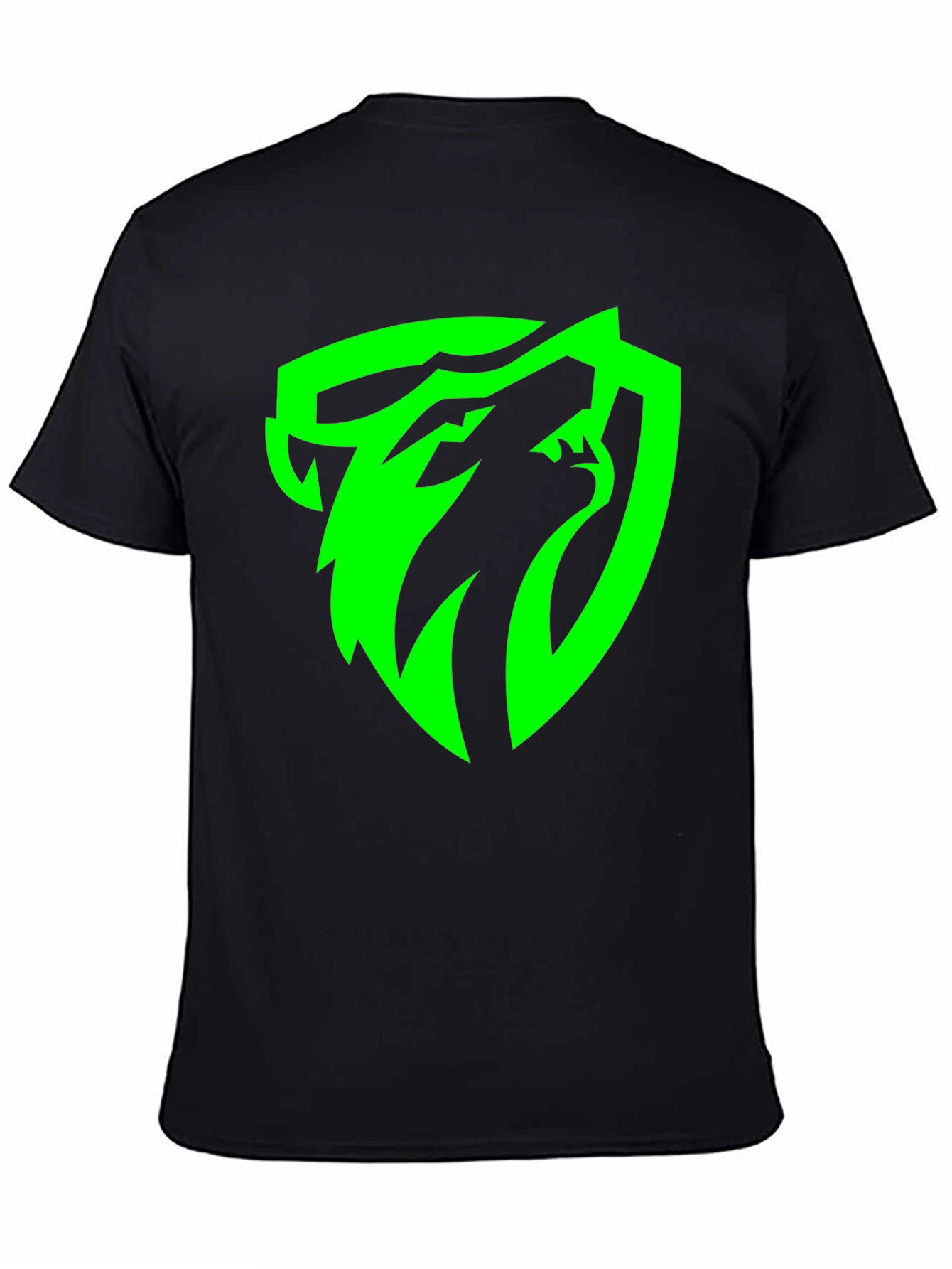 Black T-Shirt with Green Snake Logo