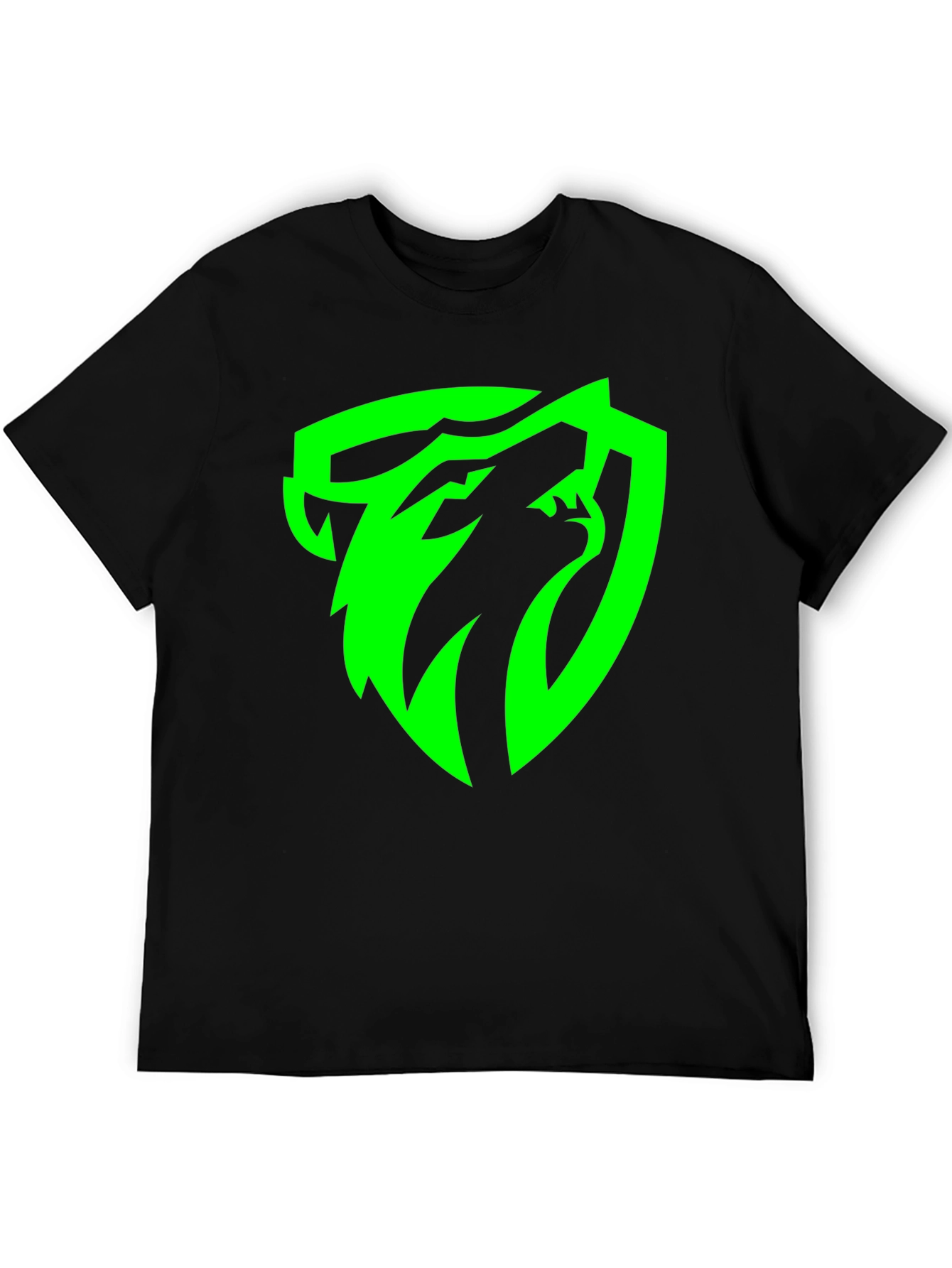 Black T-Shirt with Green Snake Logo