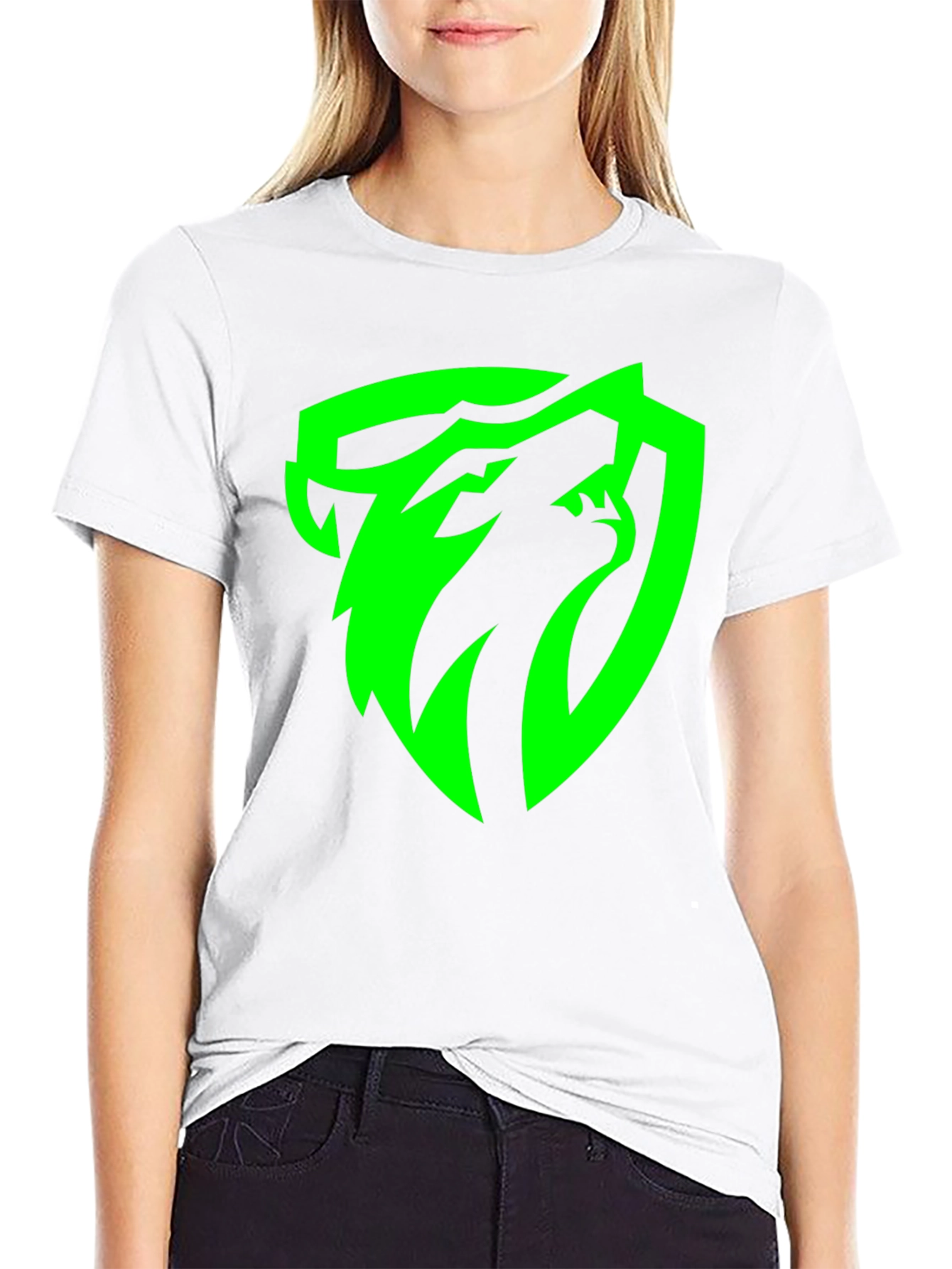 Black T-Shirt with Green Snake Logo