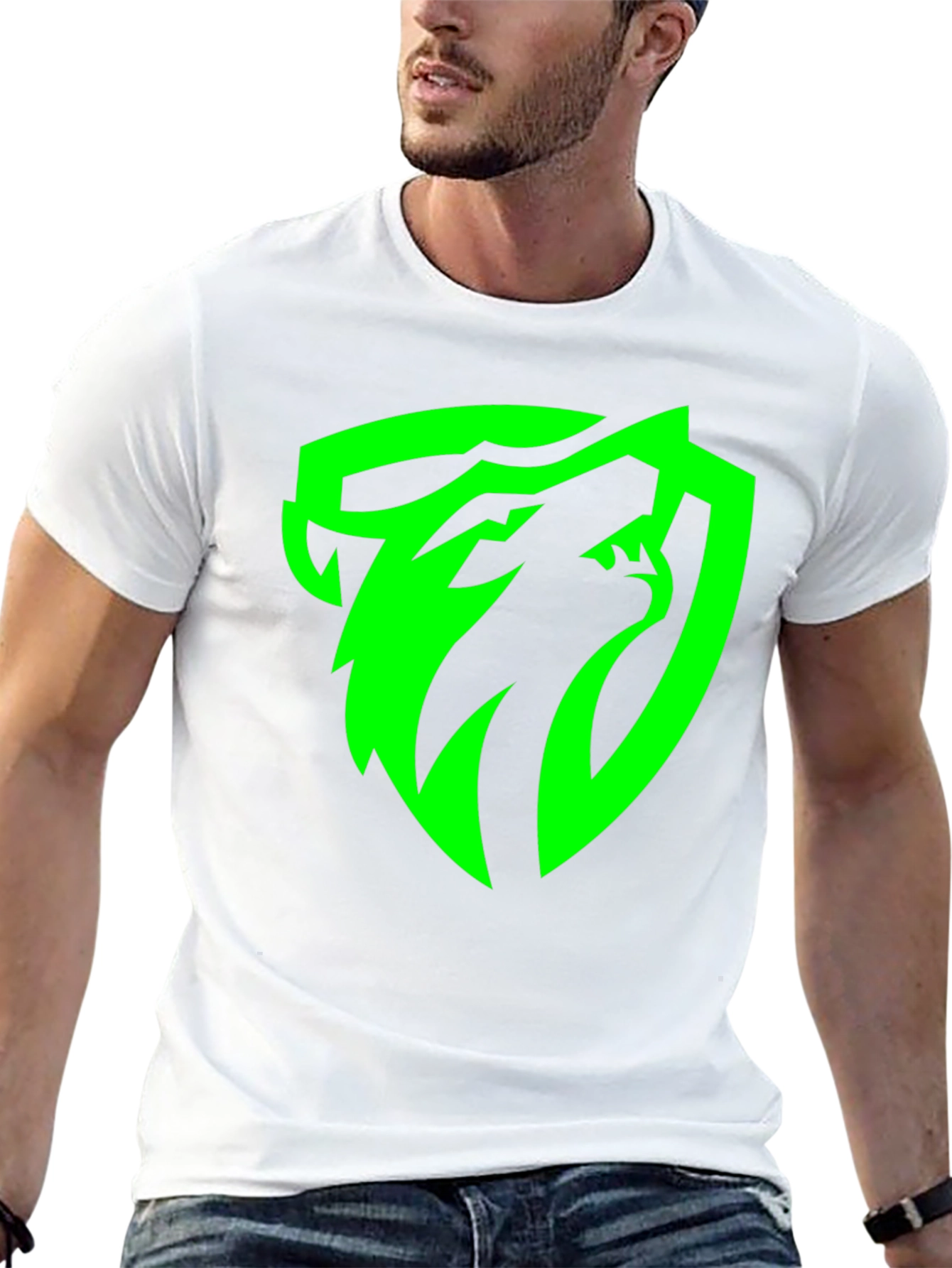 Black T-Shirt with Green Snake Logo