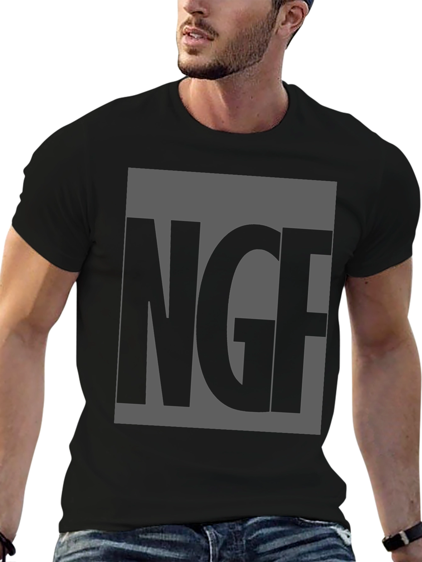 NGE Graphic Tee - Black Crewneck