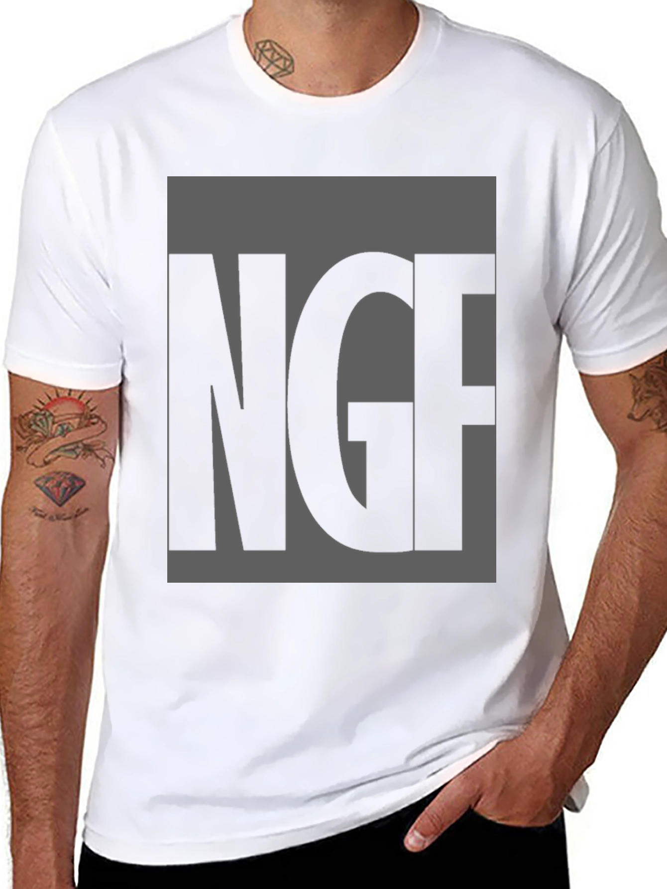 NGE Graphic Tee - Black Crewneck