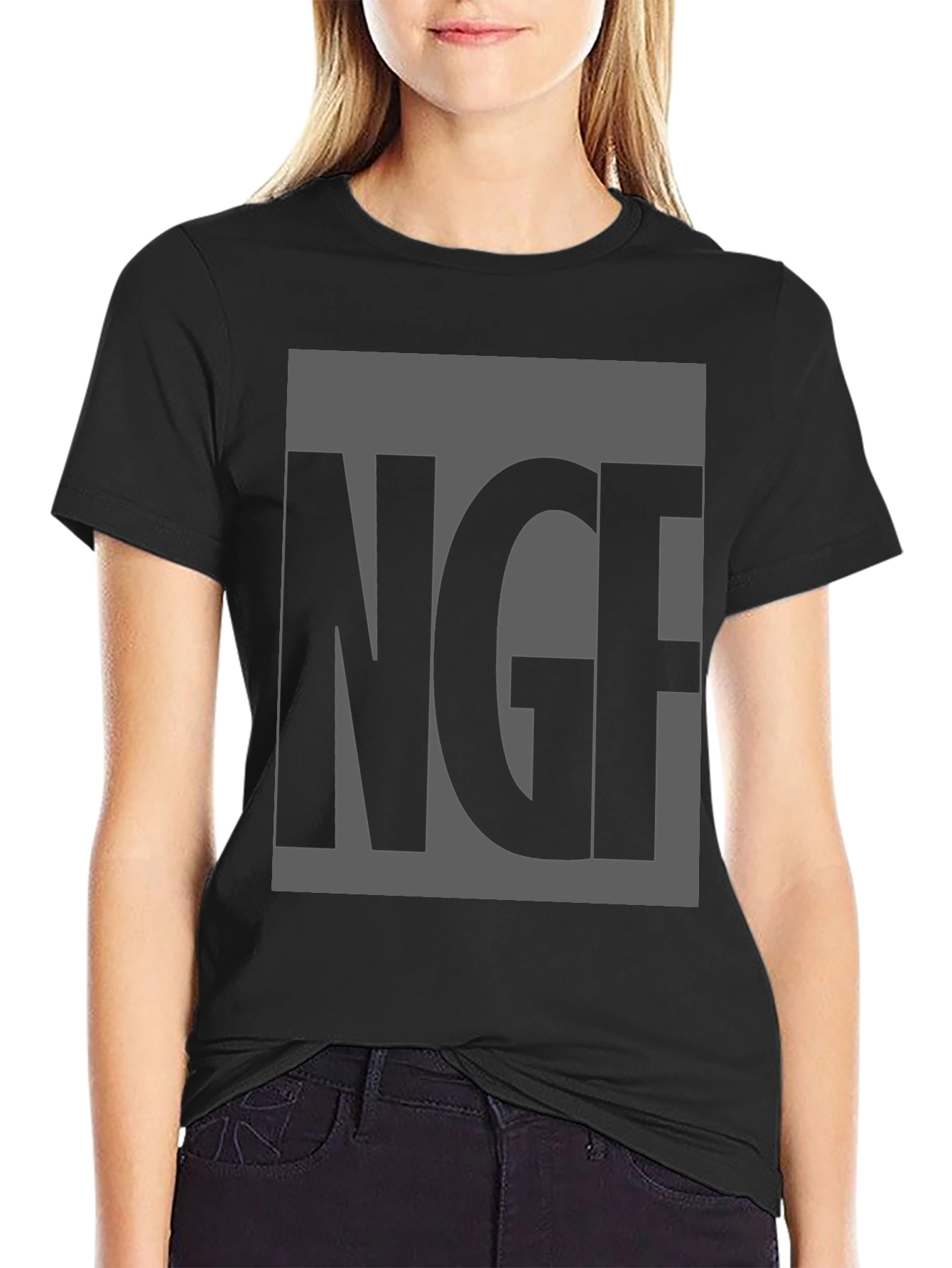 NGE Graphic Tee - Black Crewneck