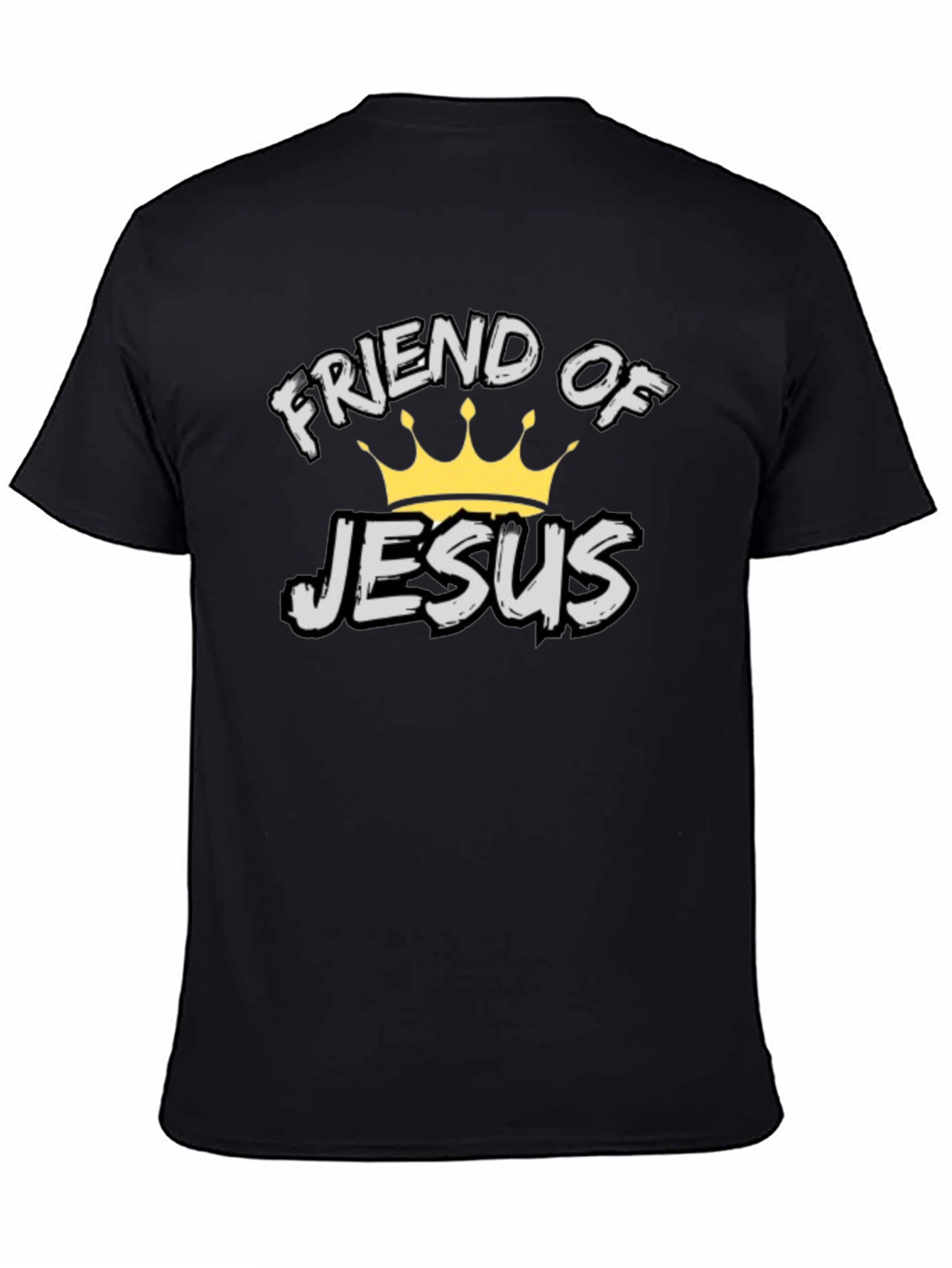 Friend of Jesus Black Graphic Tee